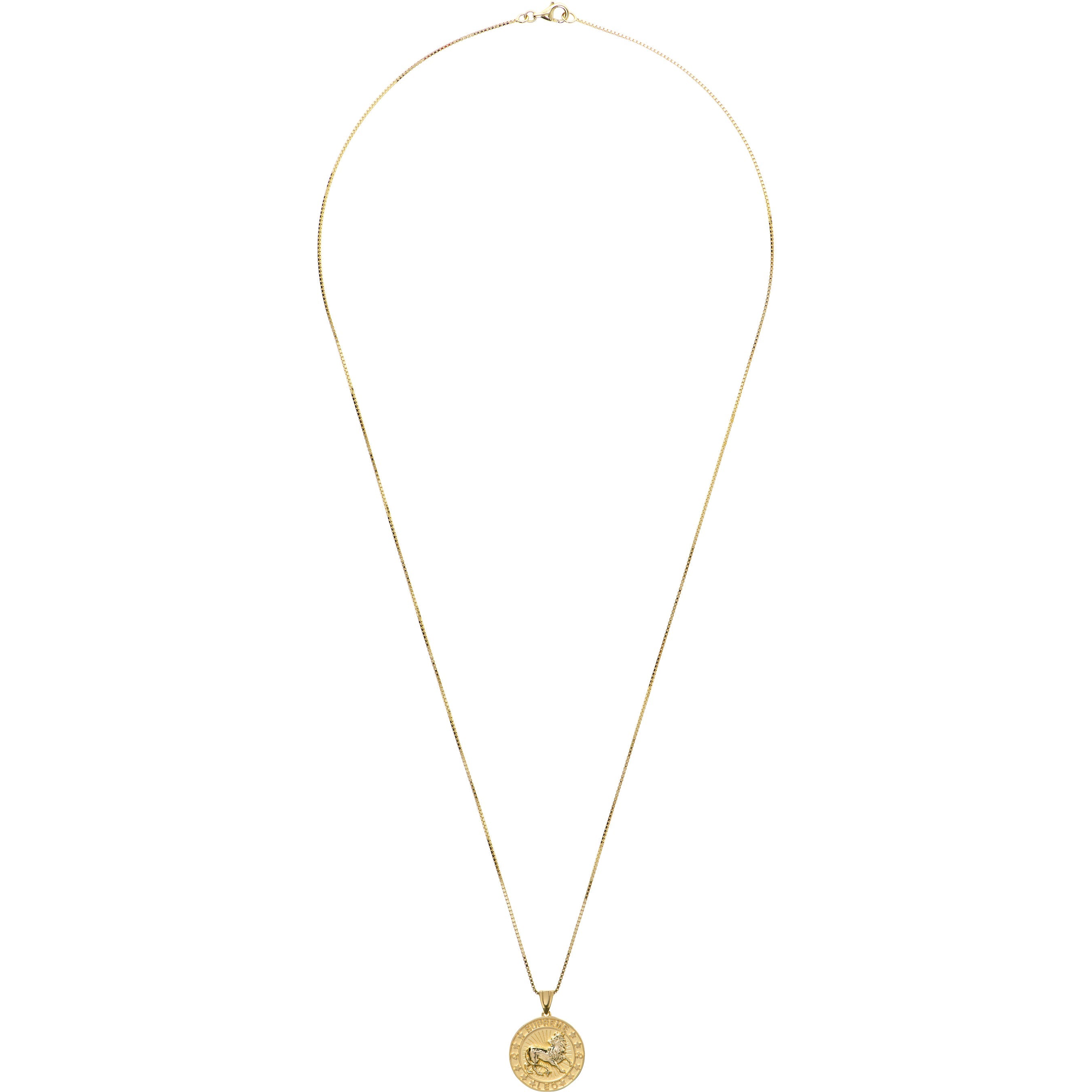 Supreme®/Jacob&Co 14K Gold Zodiac Pendant