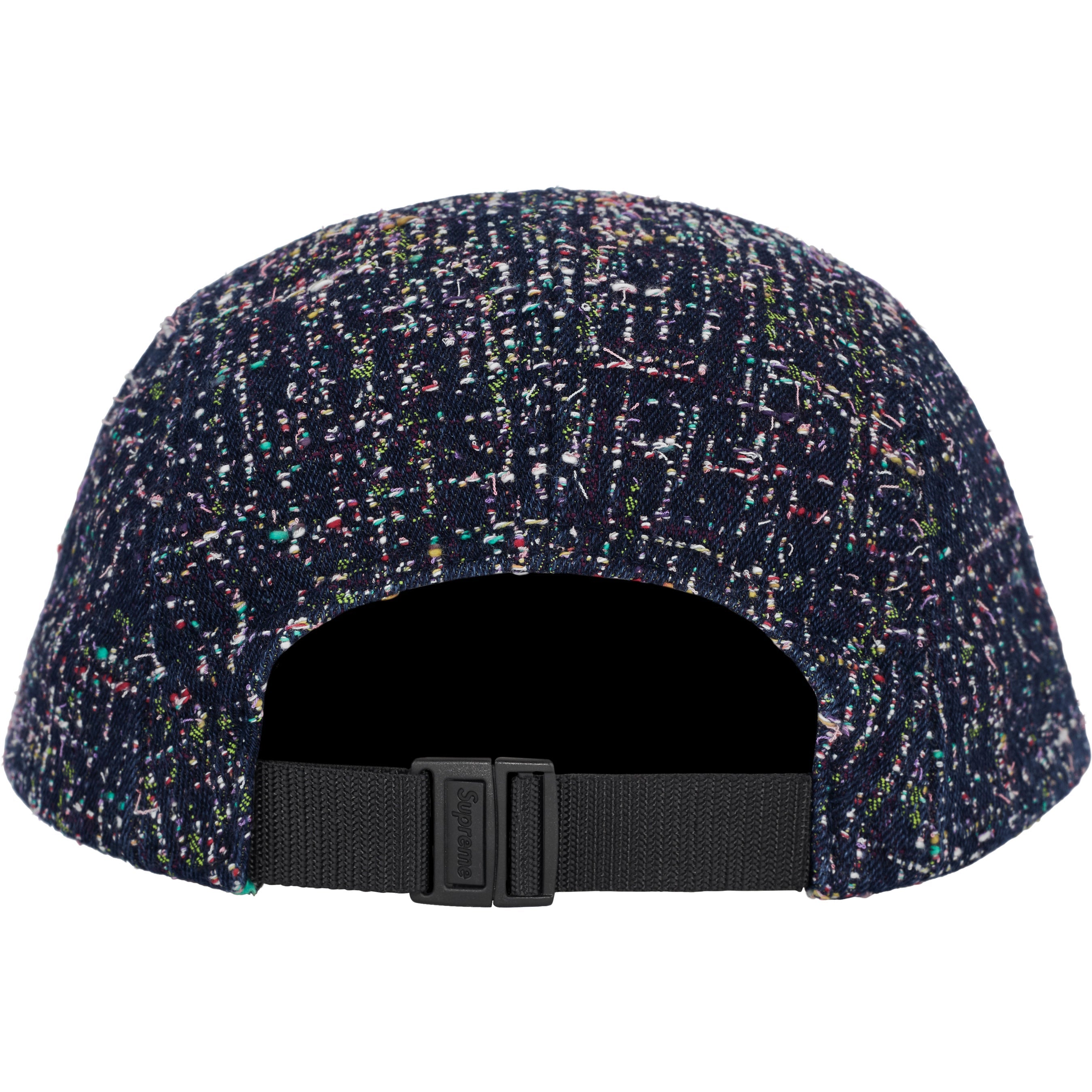 Denim Bouclé Camp Cap
