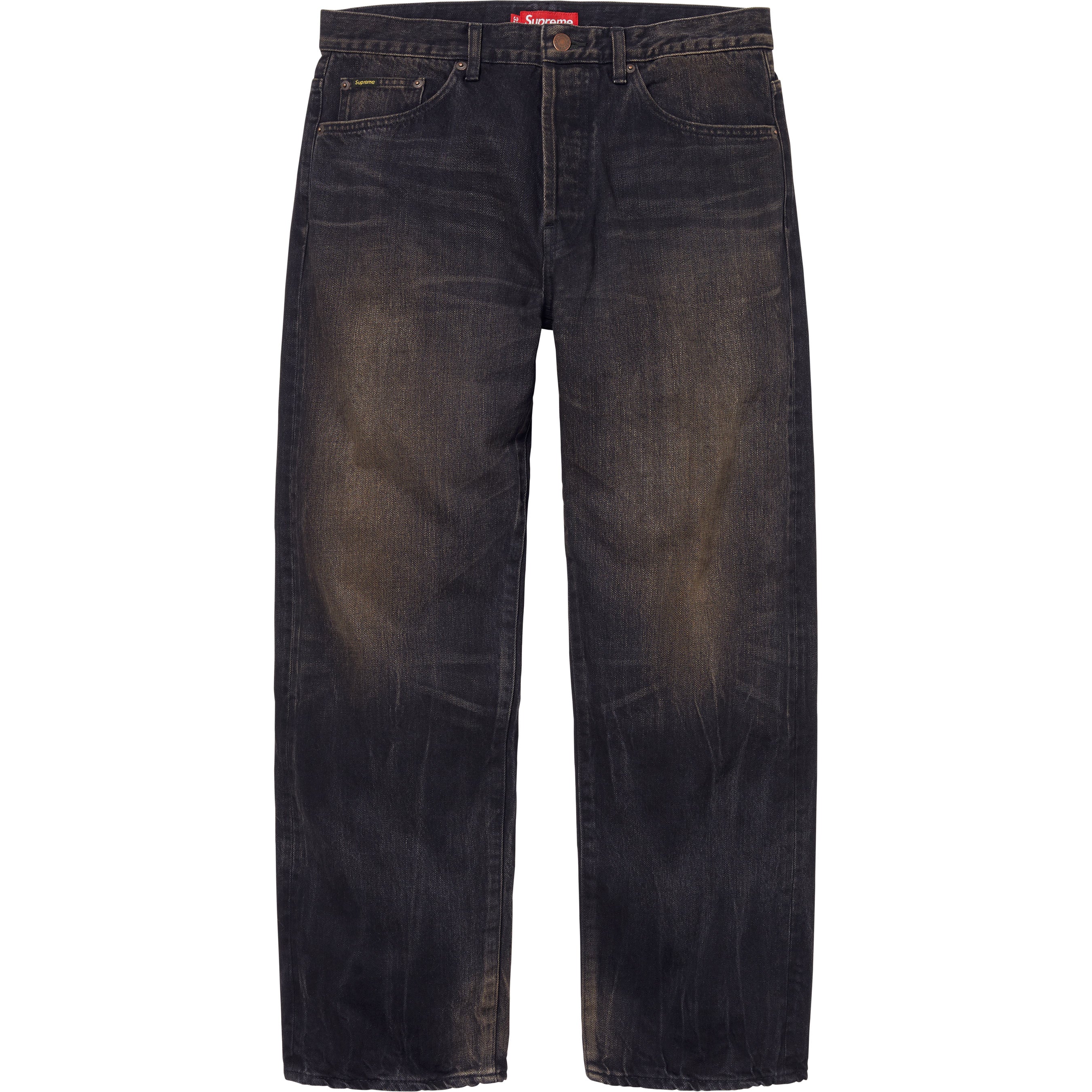 Distressed Loose Fit Selvedge Jean