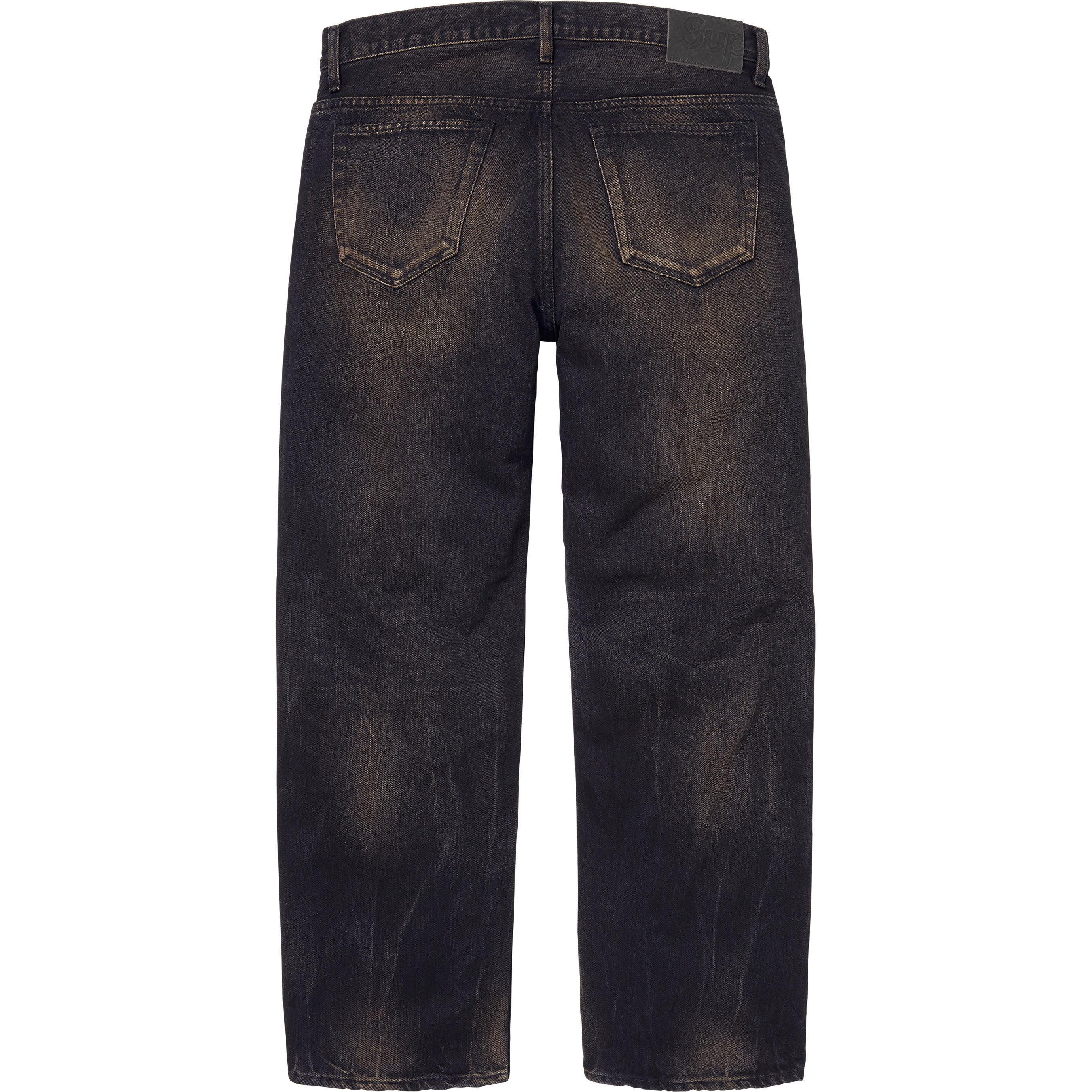Distressed Loose Fit Selvedge Jean