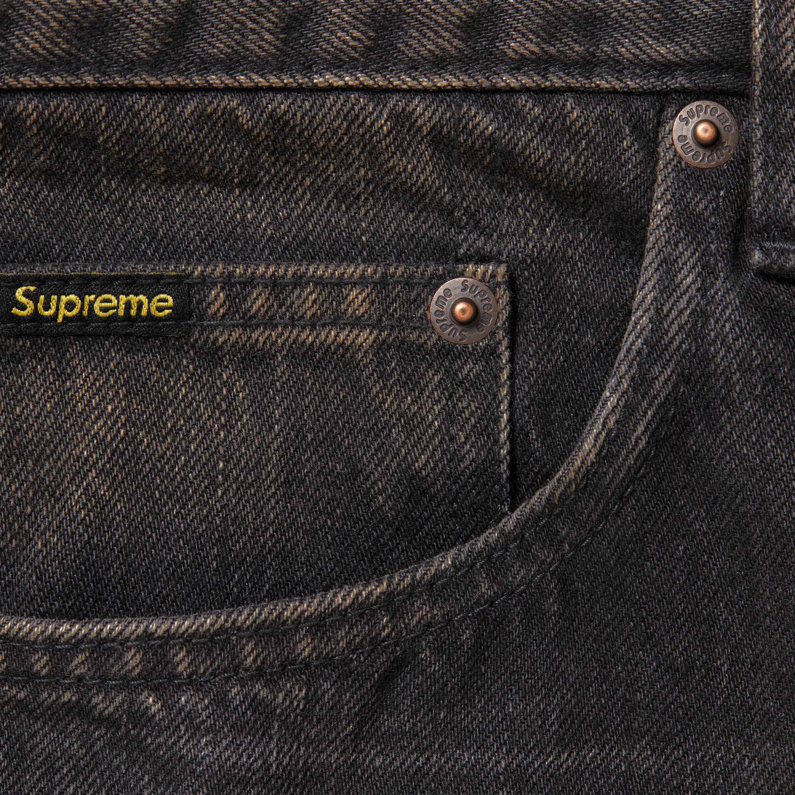 Distressed Loose Fit Selvedge Jean