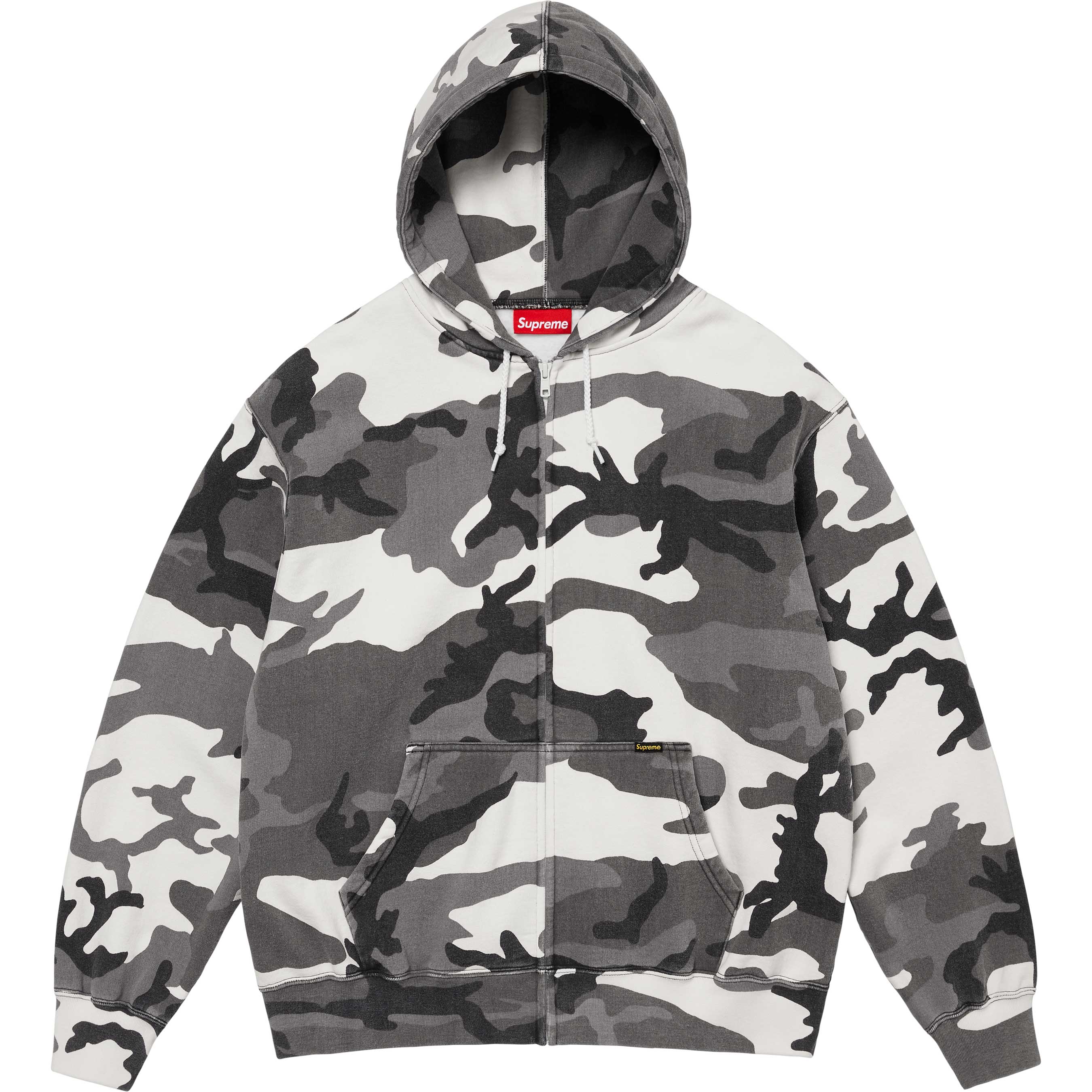 Work Zip Up Hooded Sweatshirt