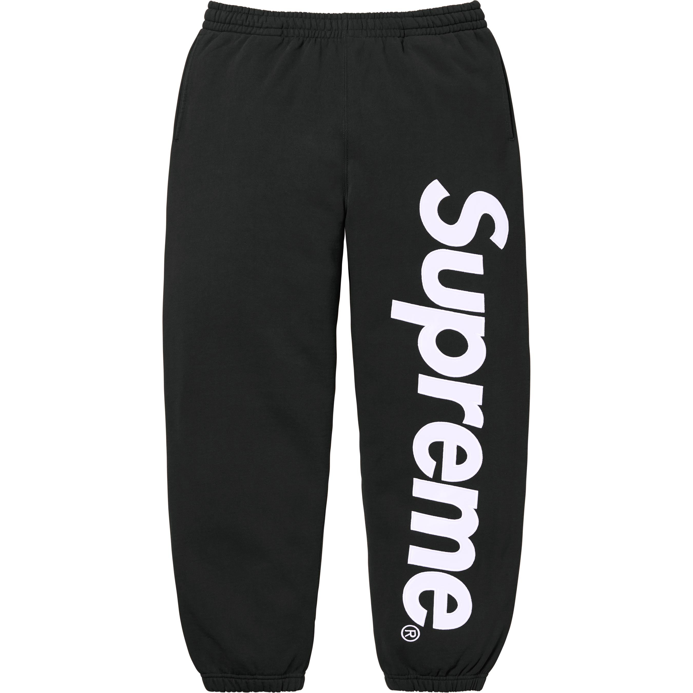 Satin Appliqué Sweatpant