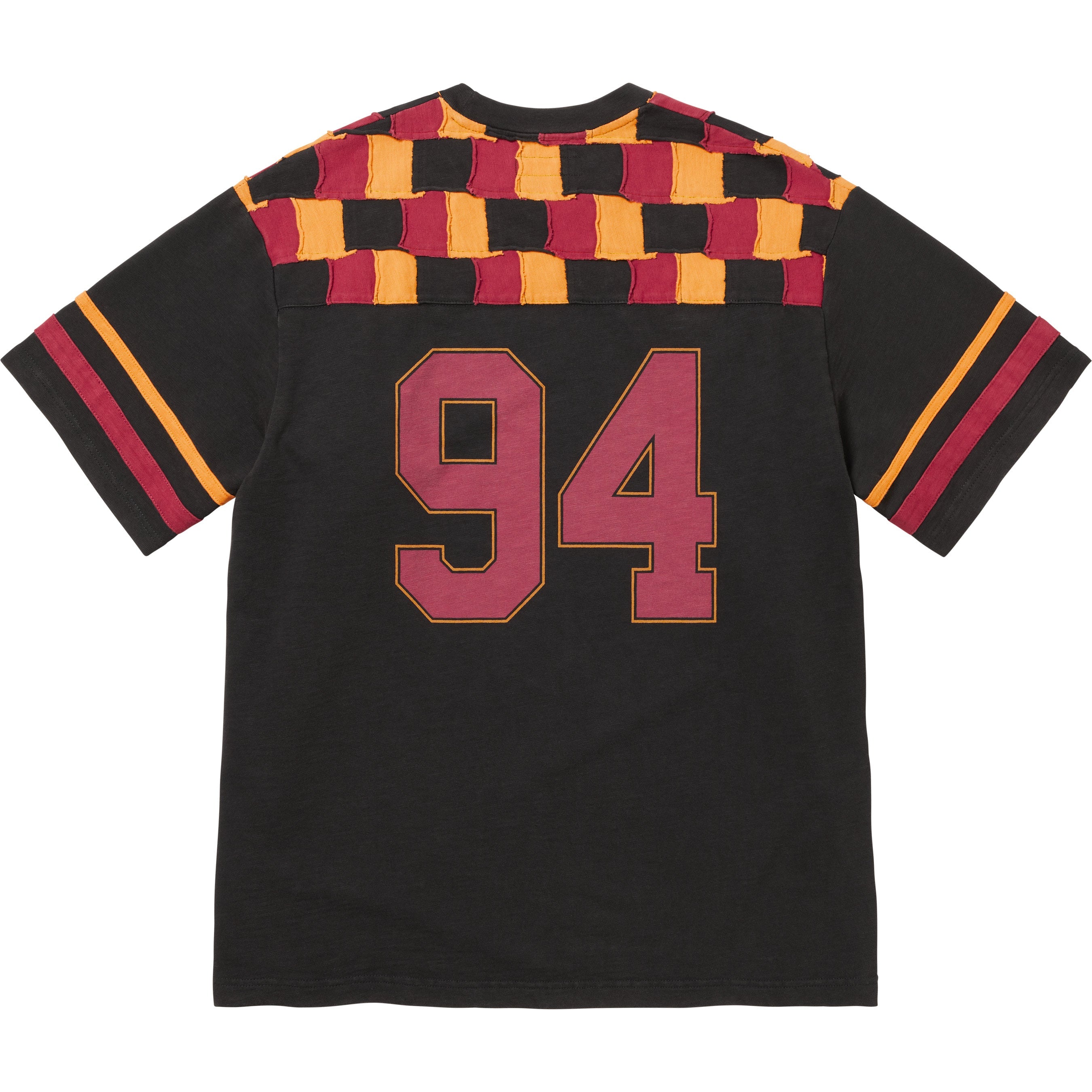 Patchwork Yoke Football Top