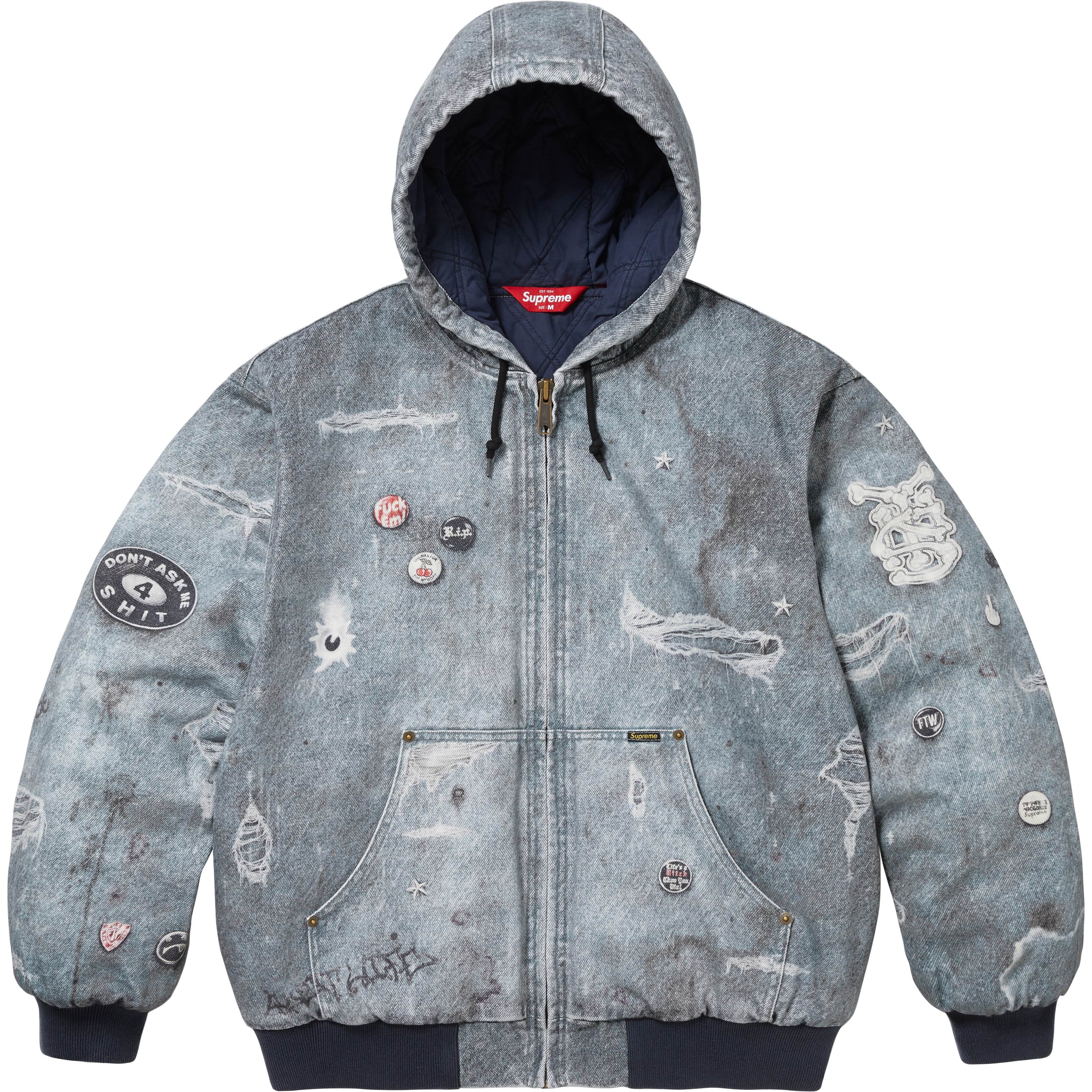 HJR Trompe L'oeil Hooded Work Jacket