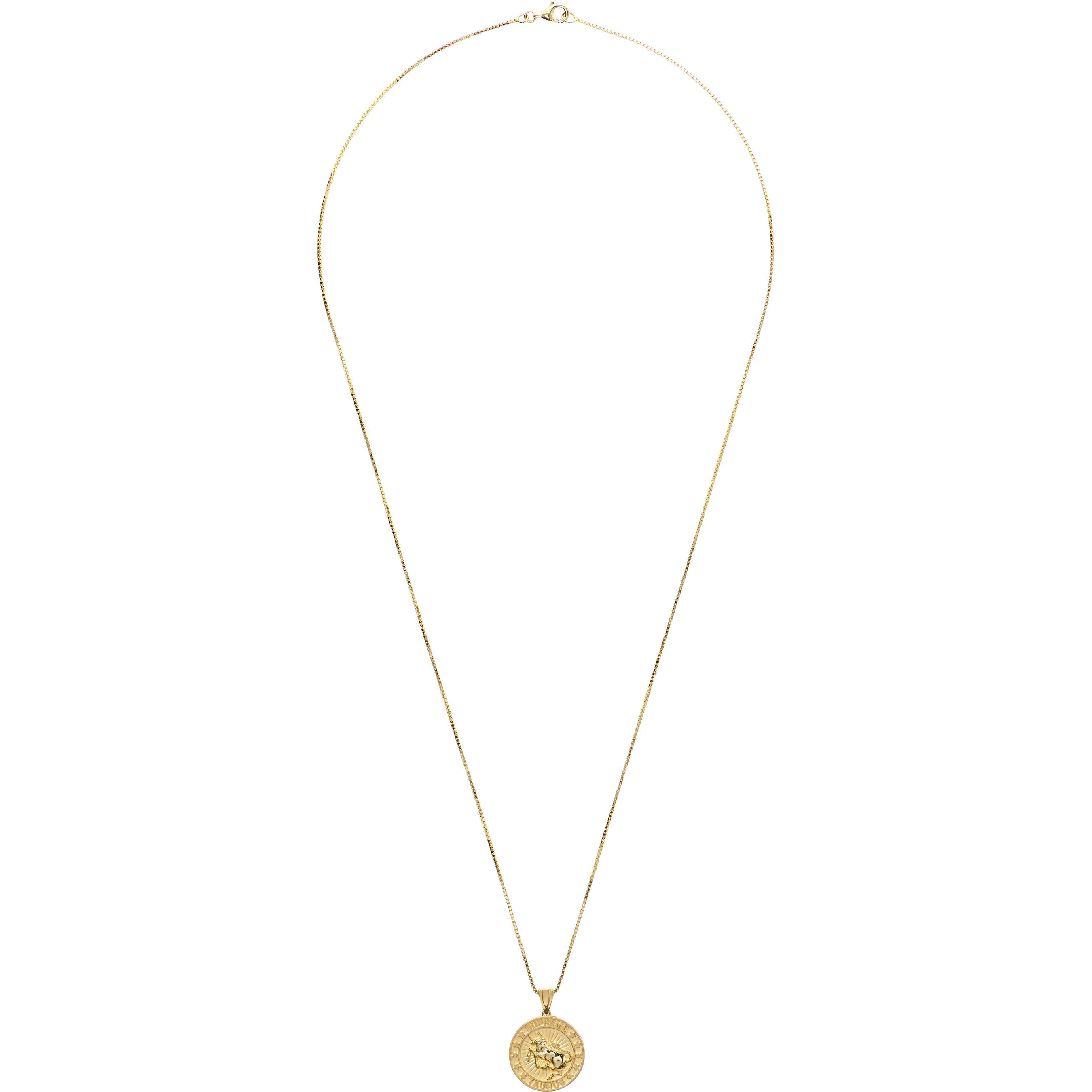 Supreme®/Jacob&Co 14K Gold Zodiac Pendant