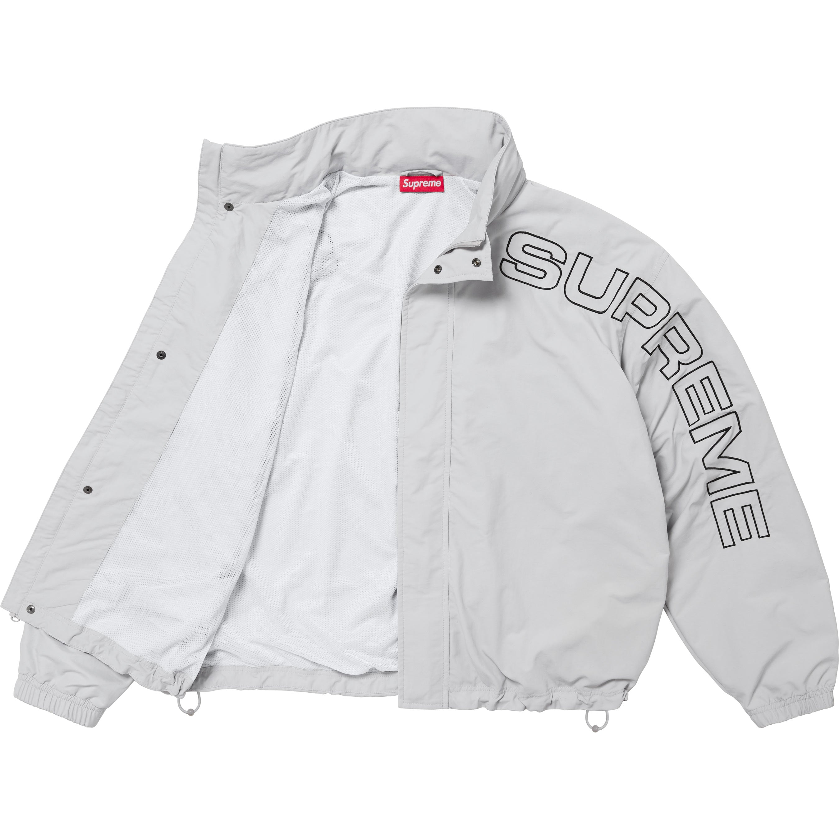 Spellout Embroidered Track Jacket