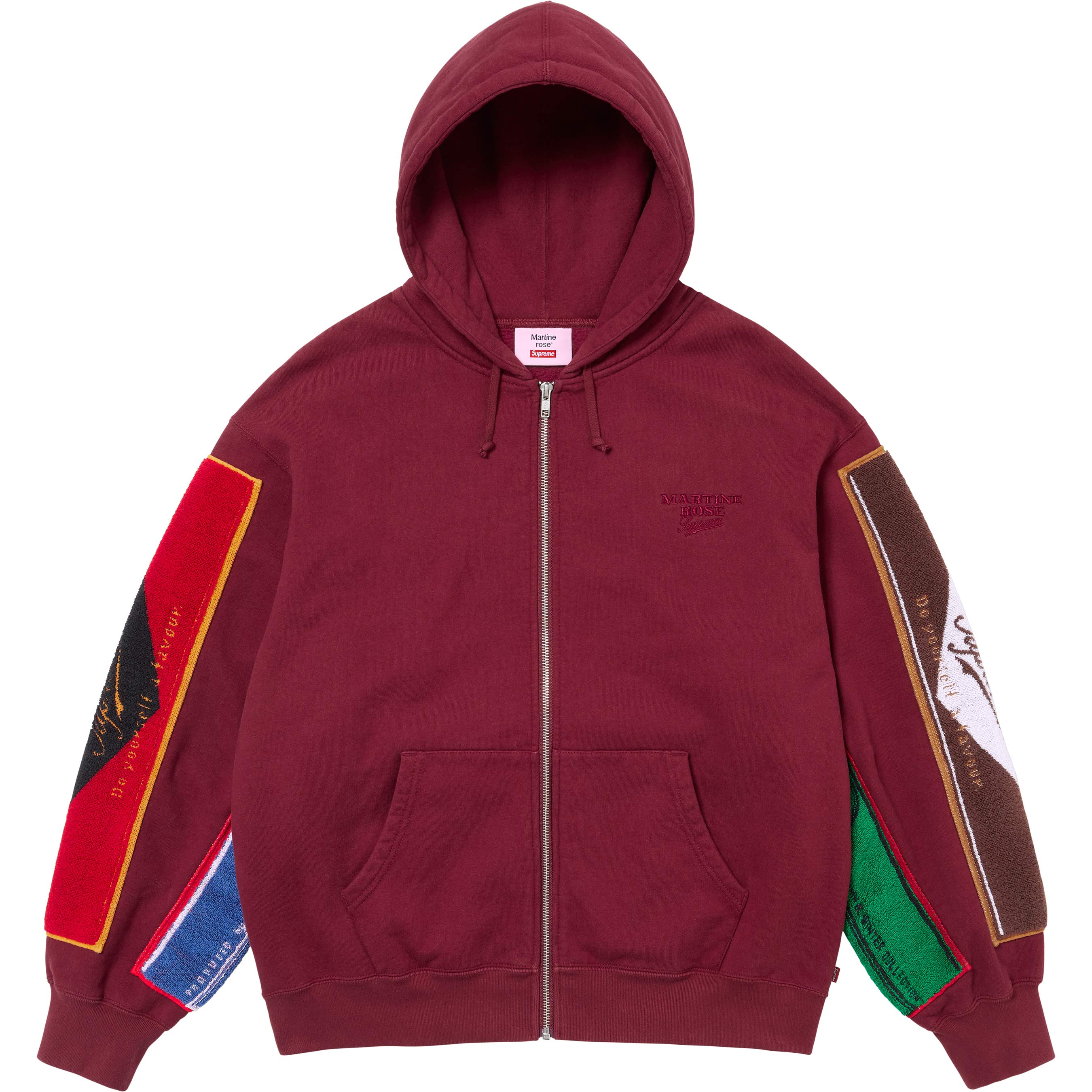 Supreme®/Martine Rose® Towel Zip Up Hooded Sweatshirt