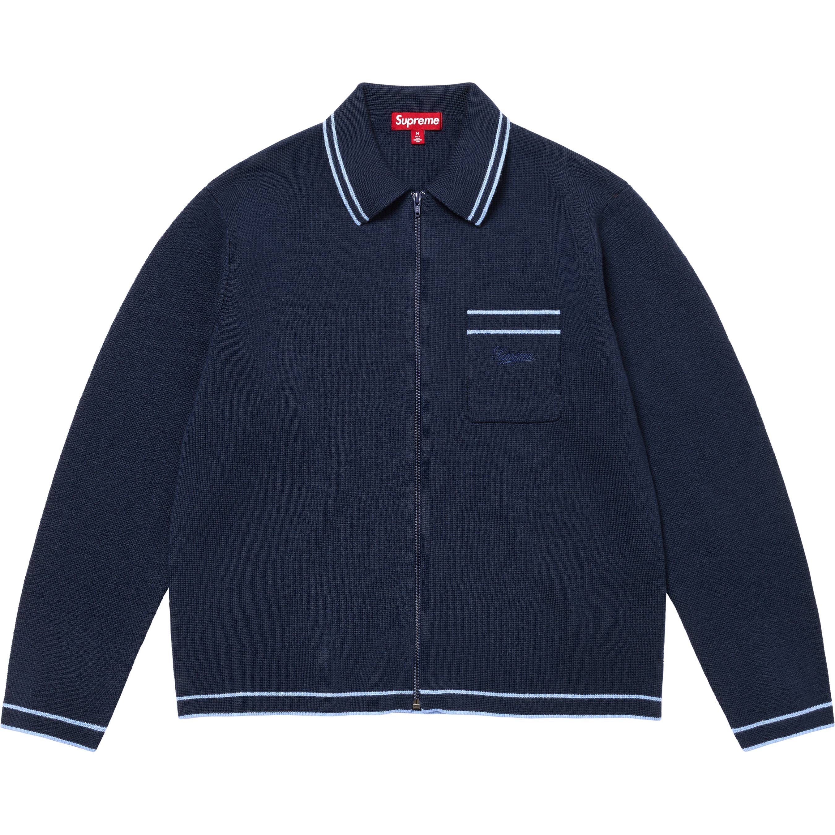 Zip Up Polo Sweater