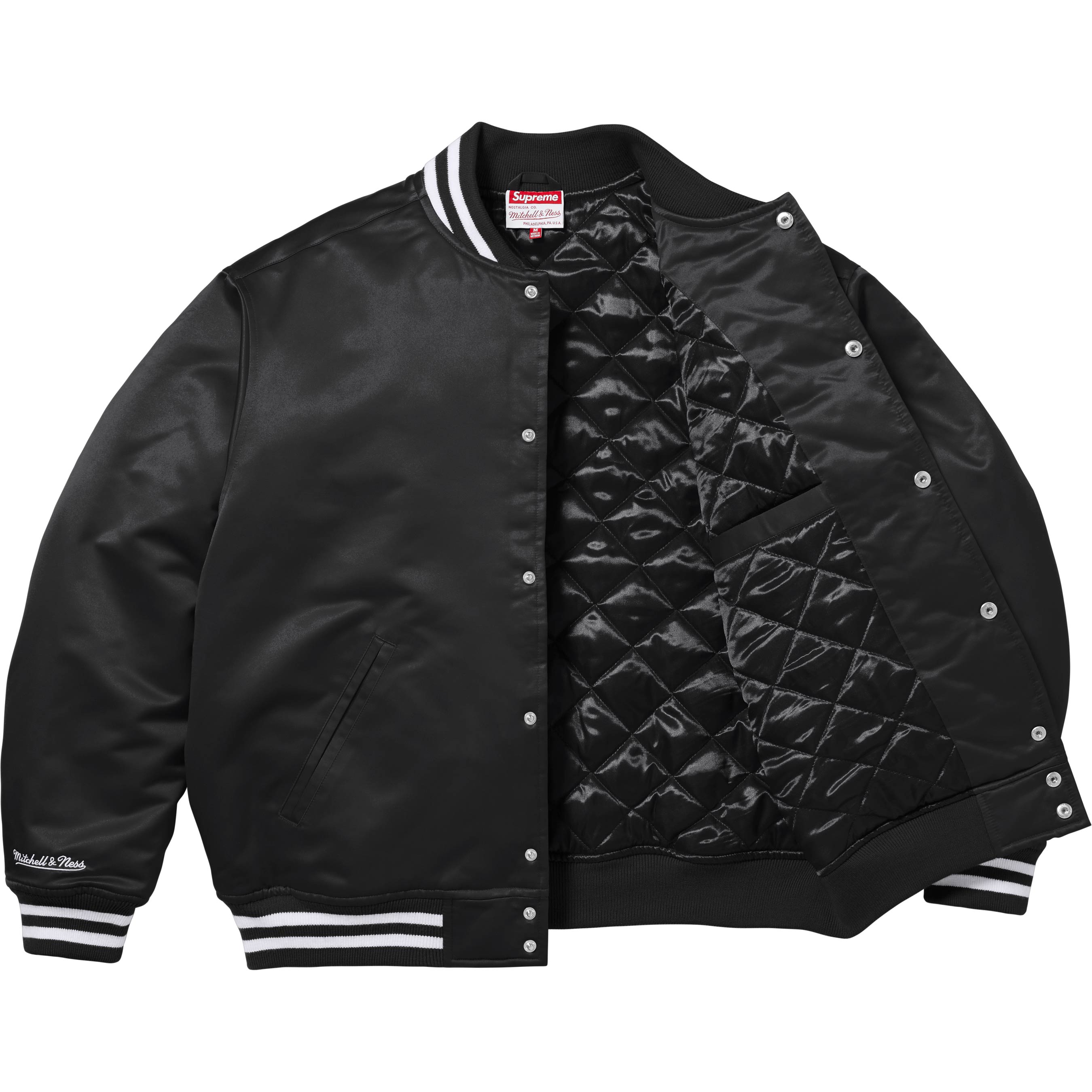 Supreme®/Mitchell & Ness Satin Varsity Jacket