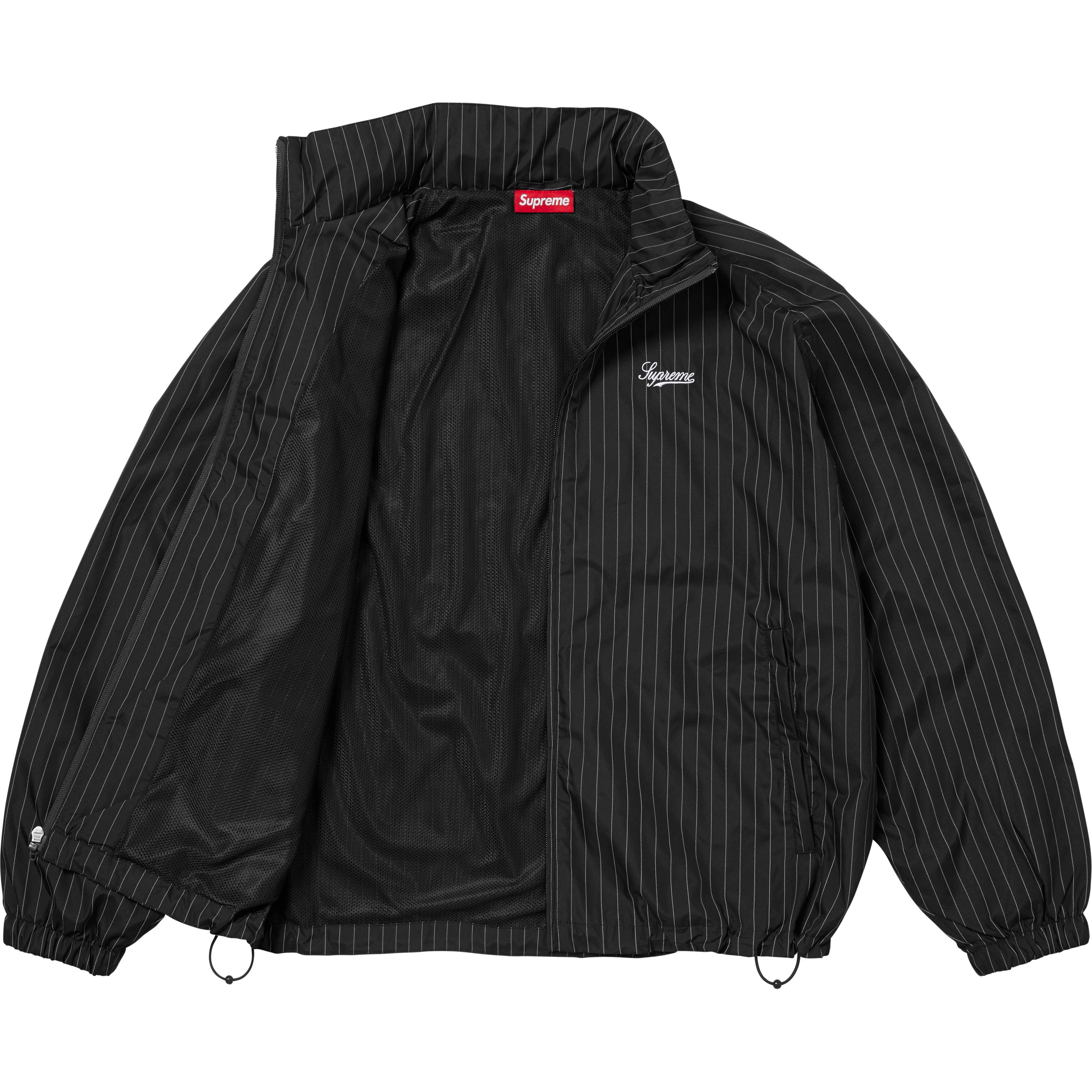 Reflective Pinstripe Track Jacket