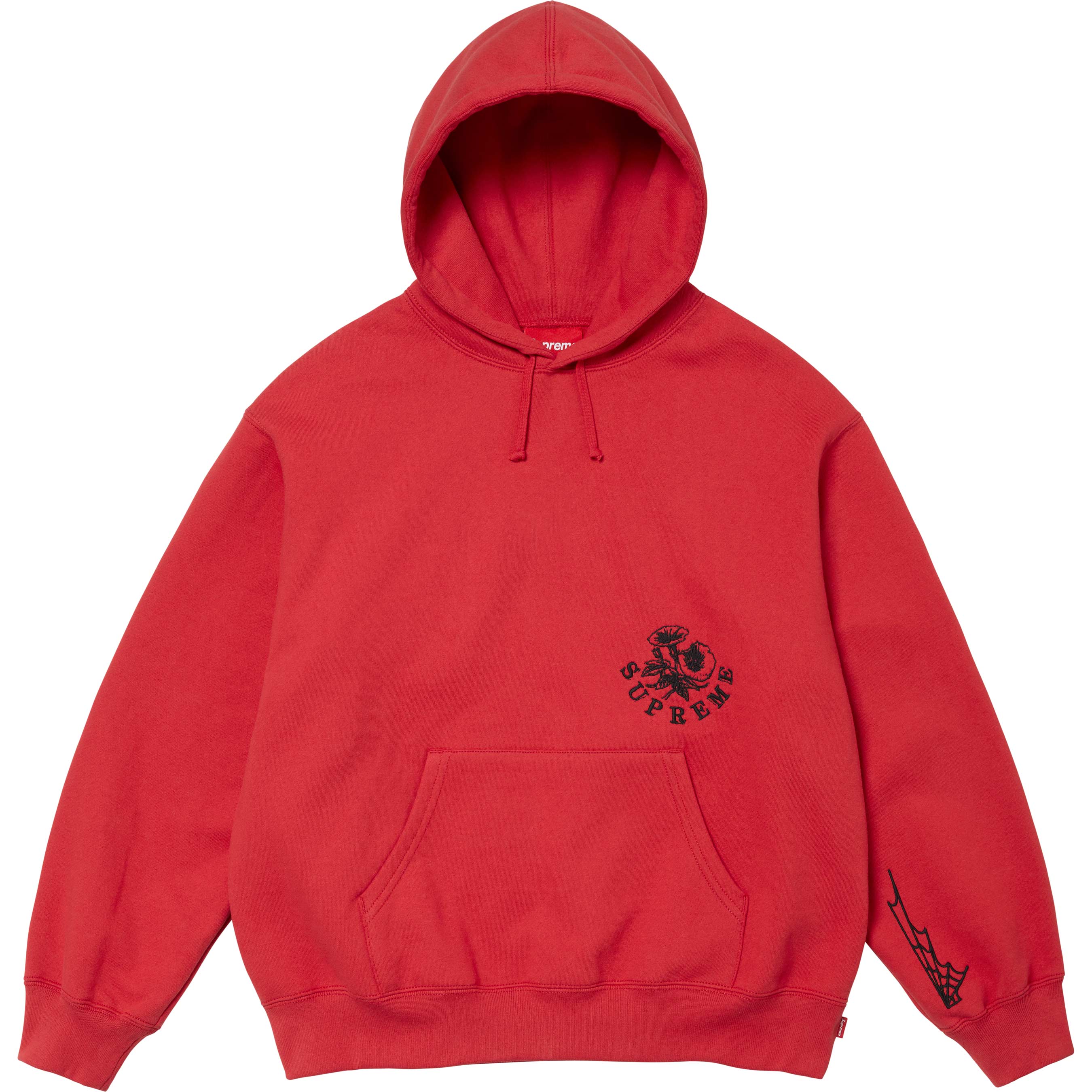 Wild Embroidered Hooded Sweatshirt