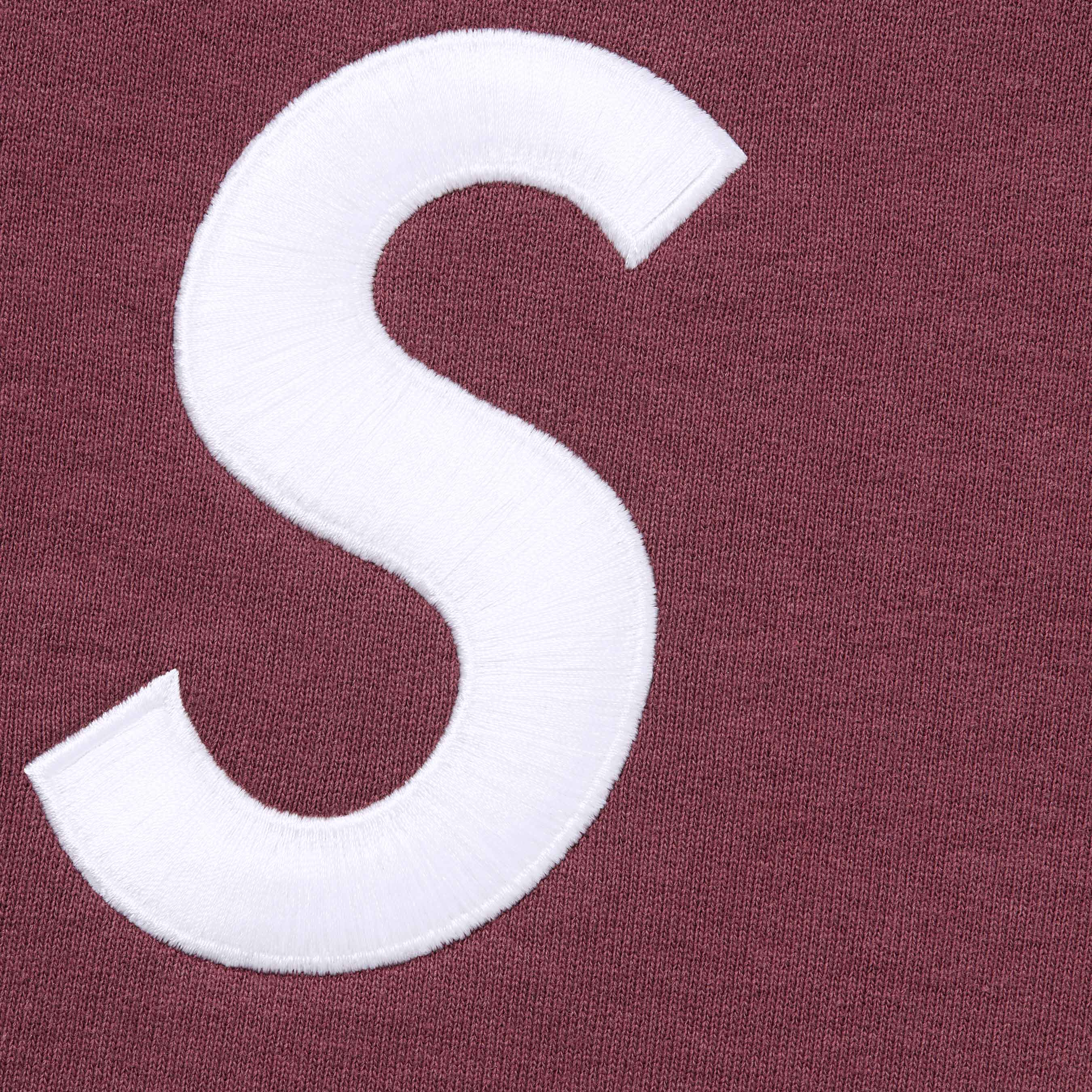 S Logo Zip Up Hooded Sweatshirt
