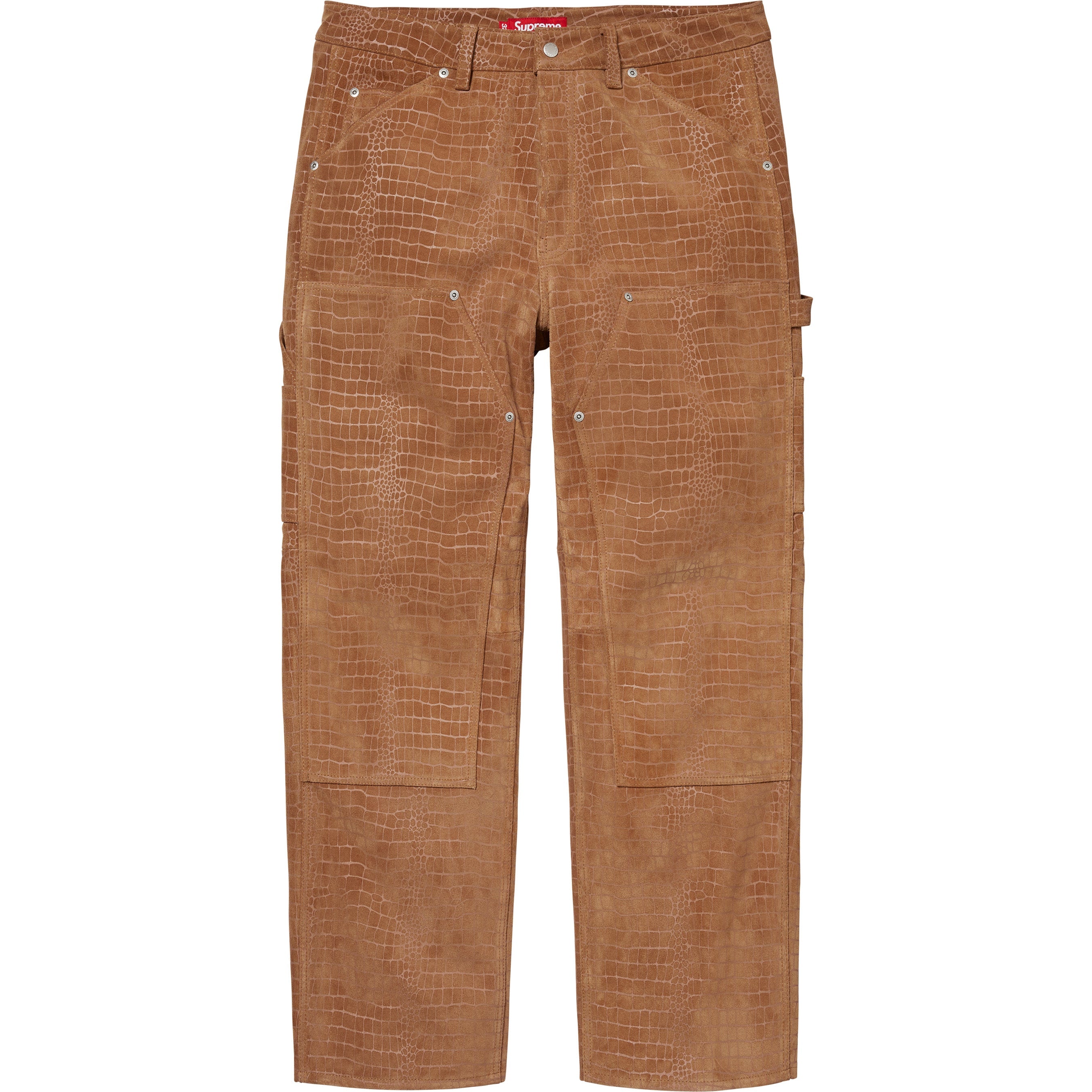 Suede Double Knee Painter Pant