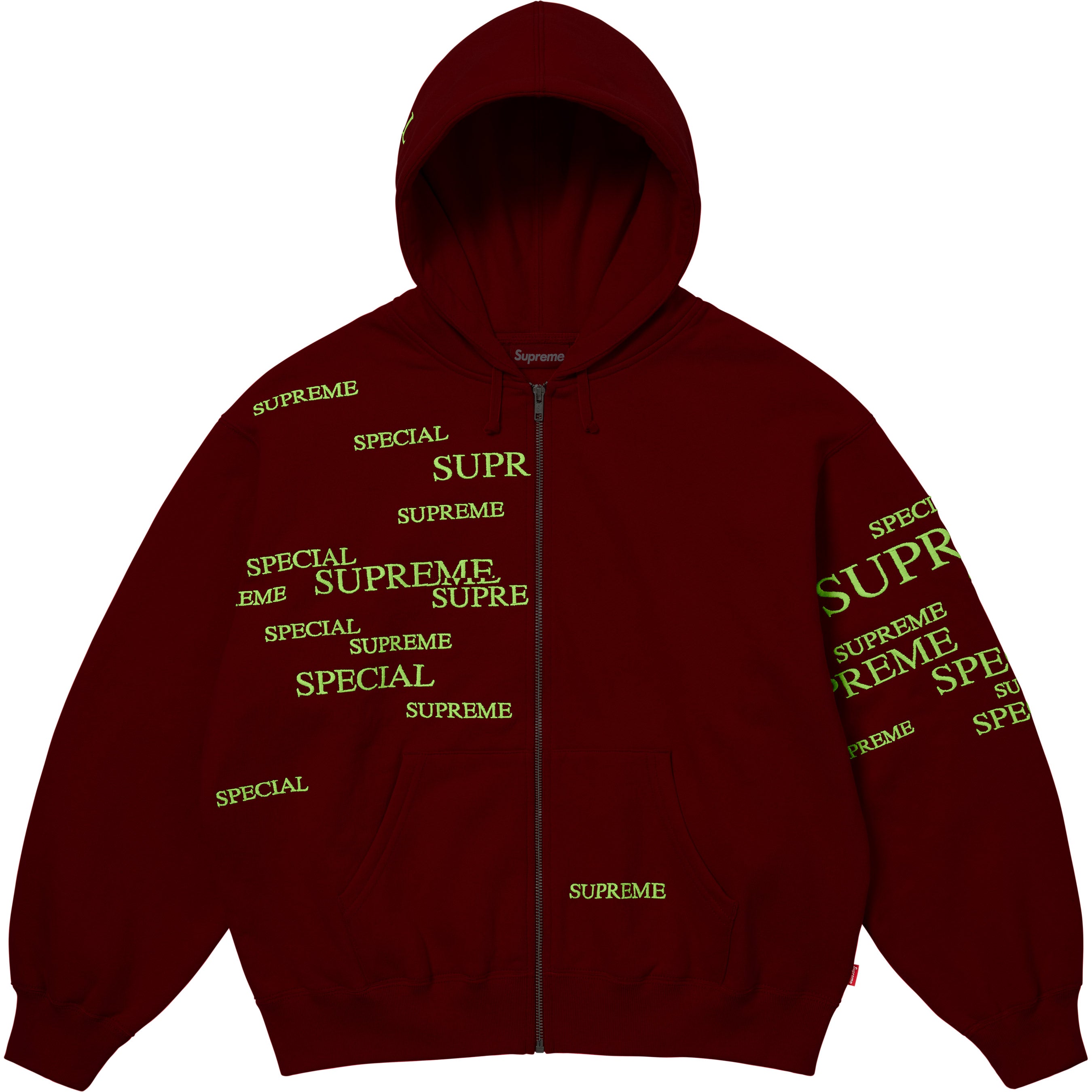 Special Zip Up Hooded Sweatshirt