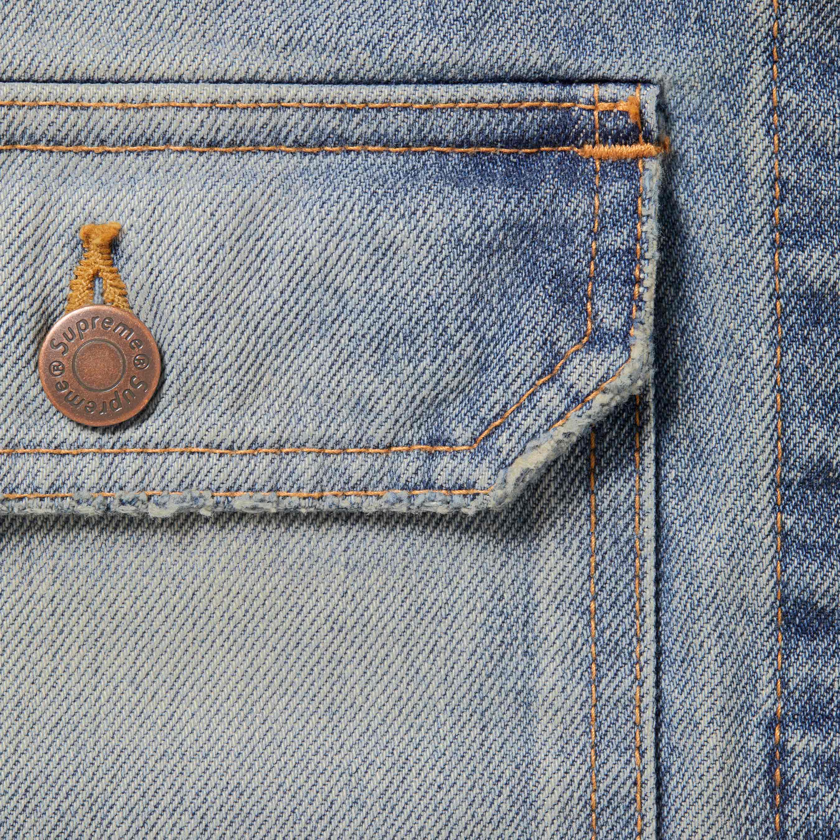 Distressed Selvedge Trucker Jacket