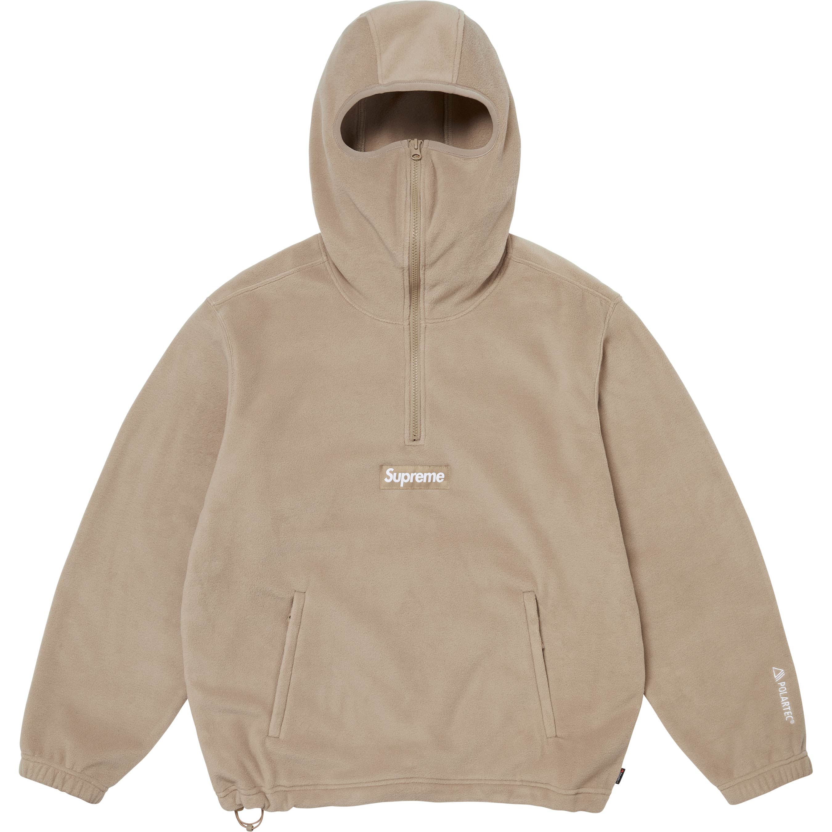 Polartec® Facemask Half Zip Hooded Sweatshirt