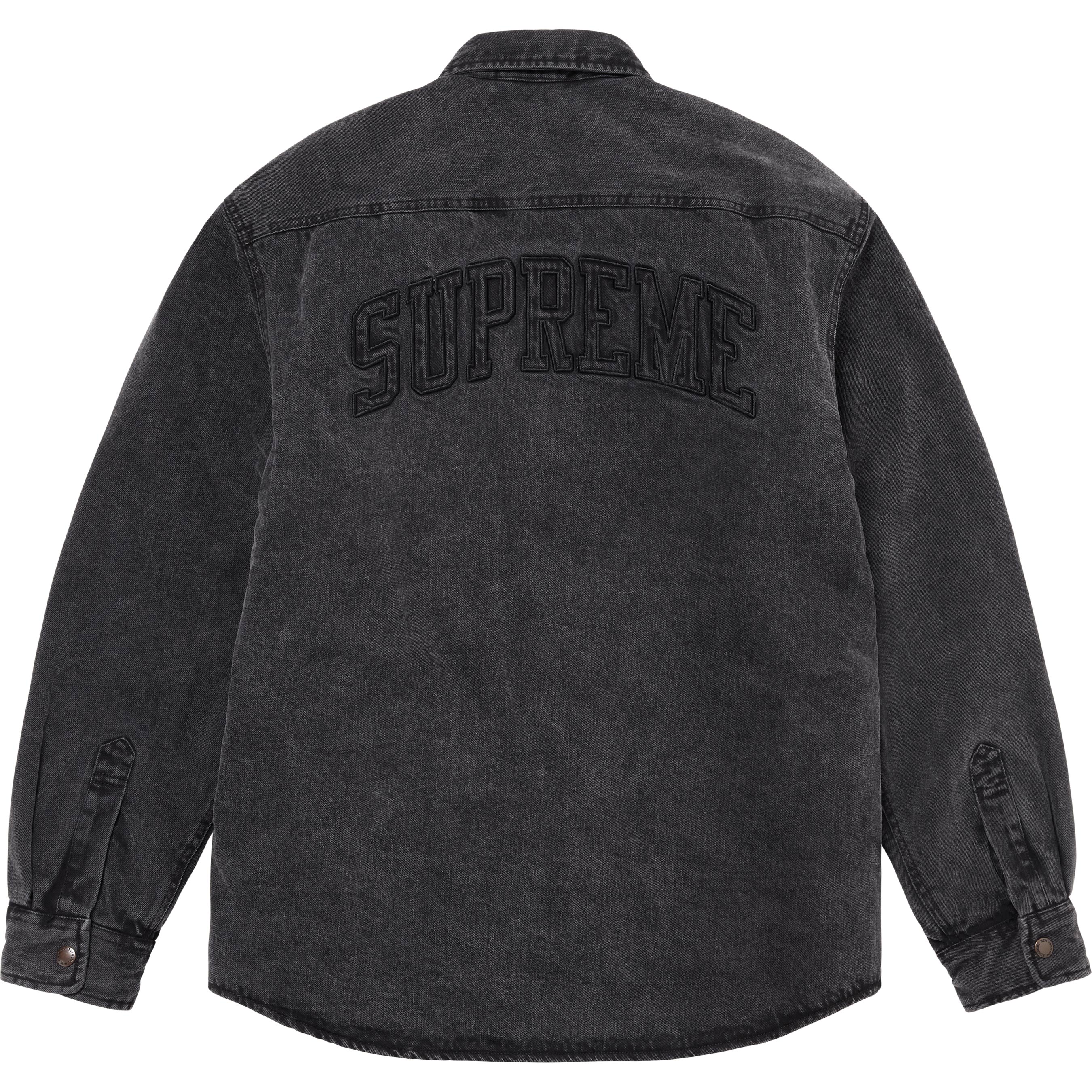 Faux Shearling Lined Work Shirt