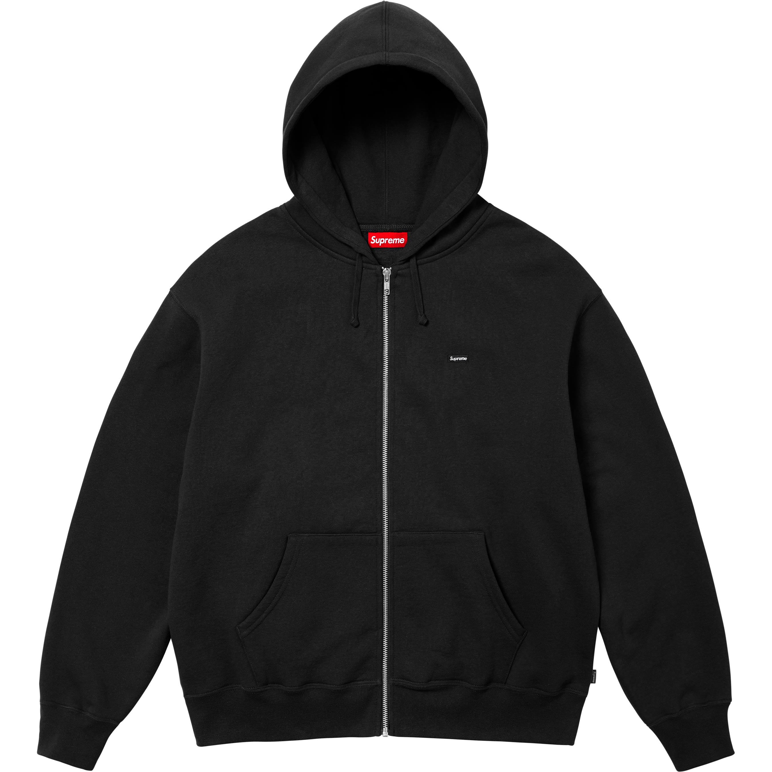 Small Box Zip Up Hooded Sweatshirt
