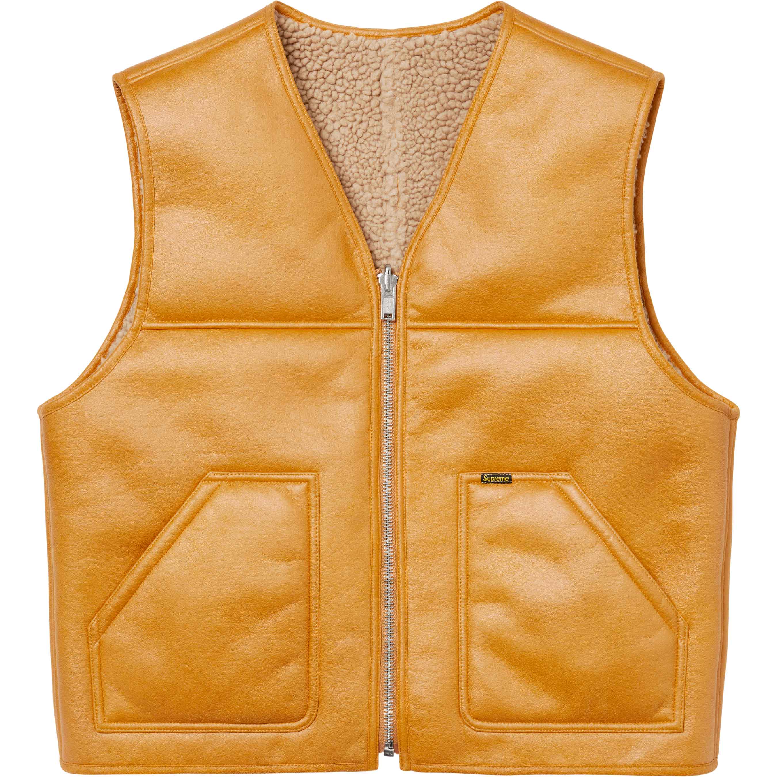 Reversible Faux Shearling Vest