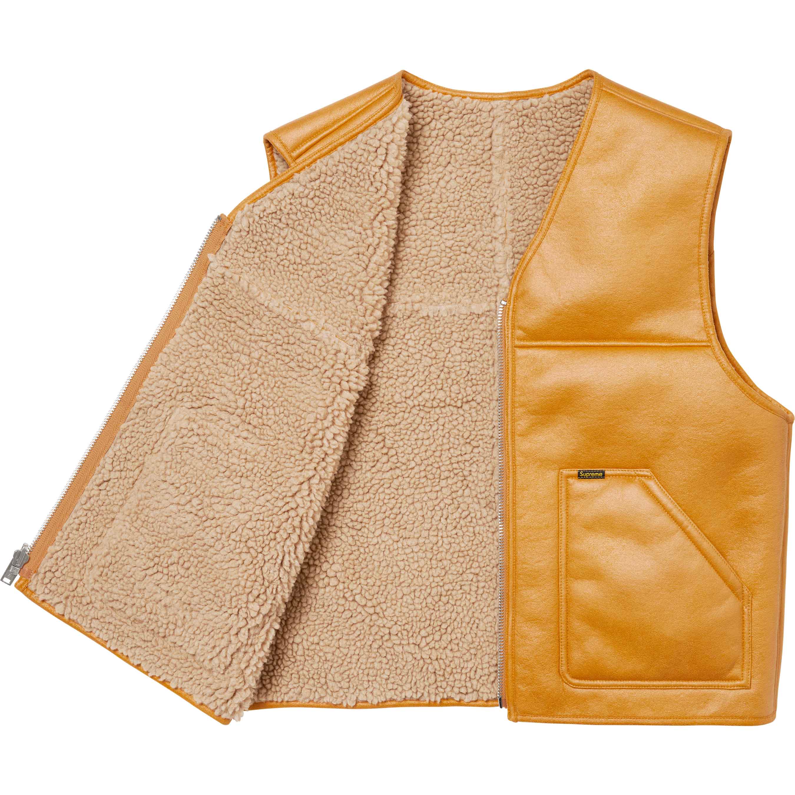 Reversible Faux Shearling Vest