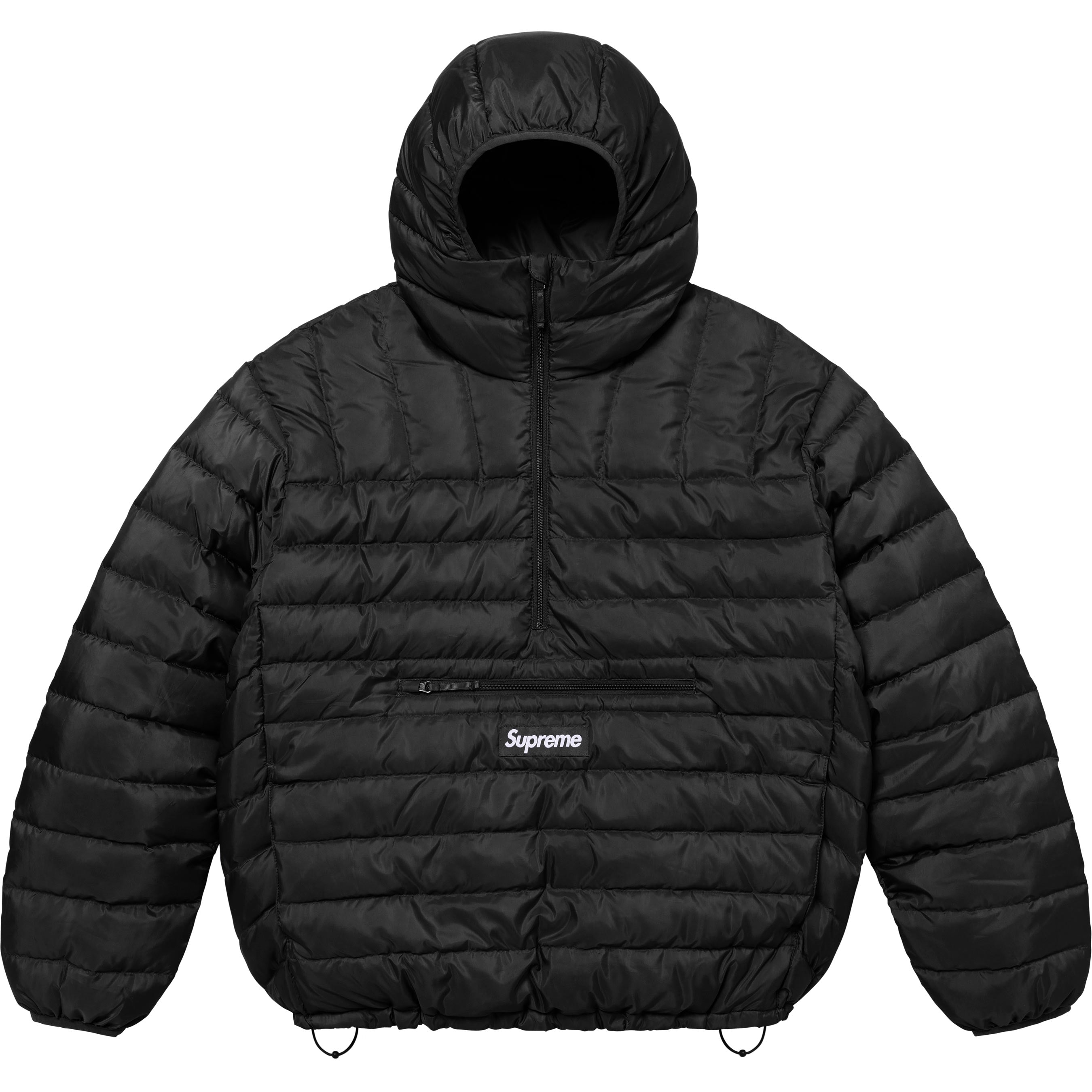 Micro Down Half Zip Hooded Pullover