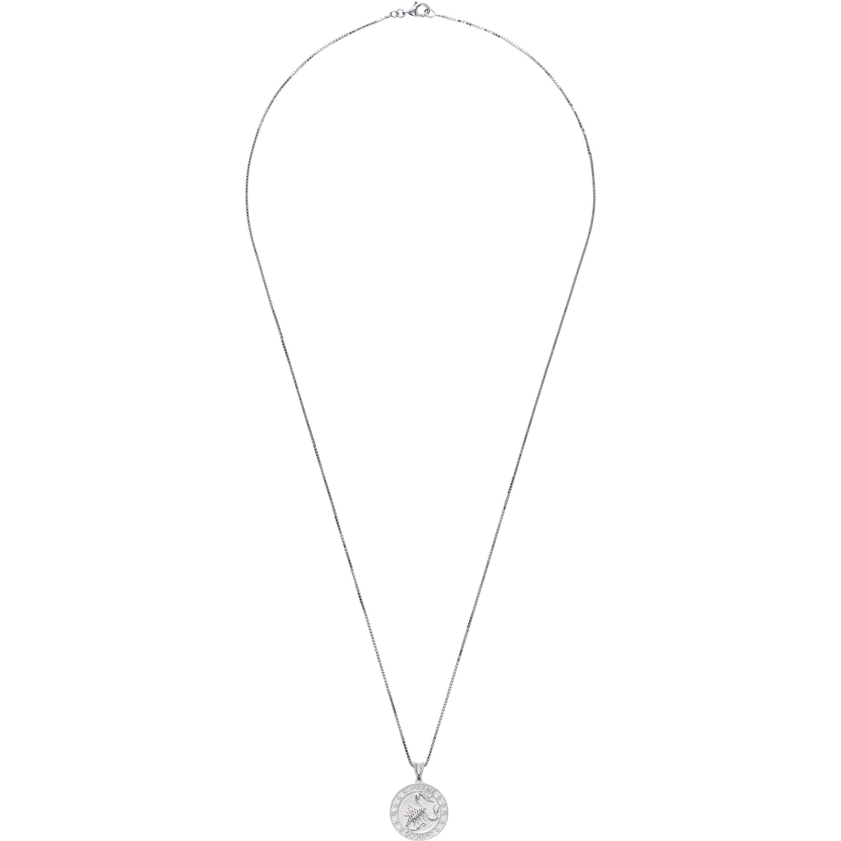 Supreme®/Jacob&Co Sterling Silver Zodiac Pendant