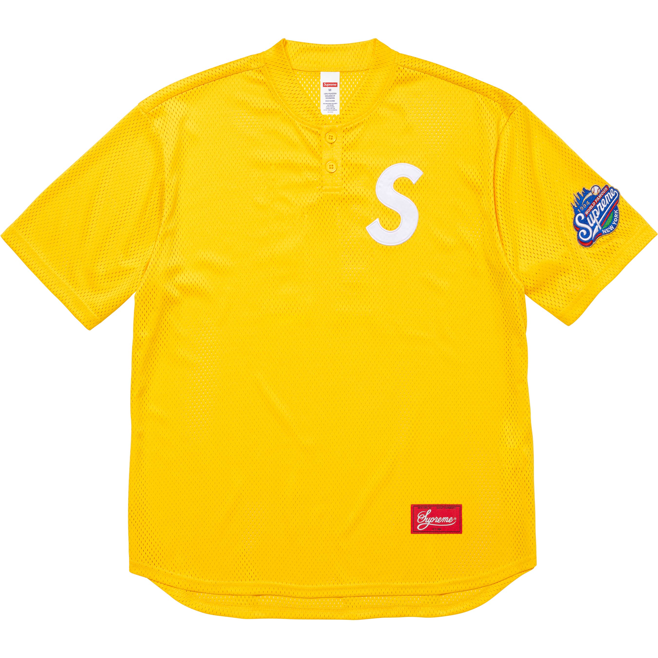 S Logo Baseball Henley