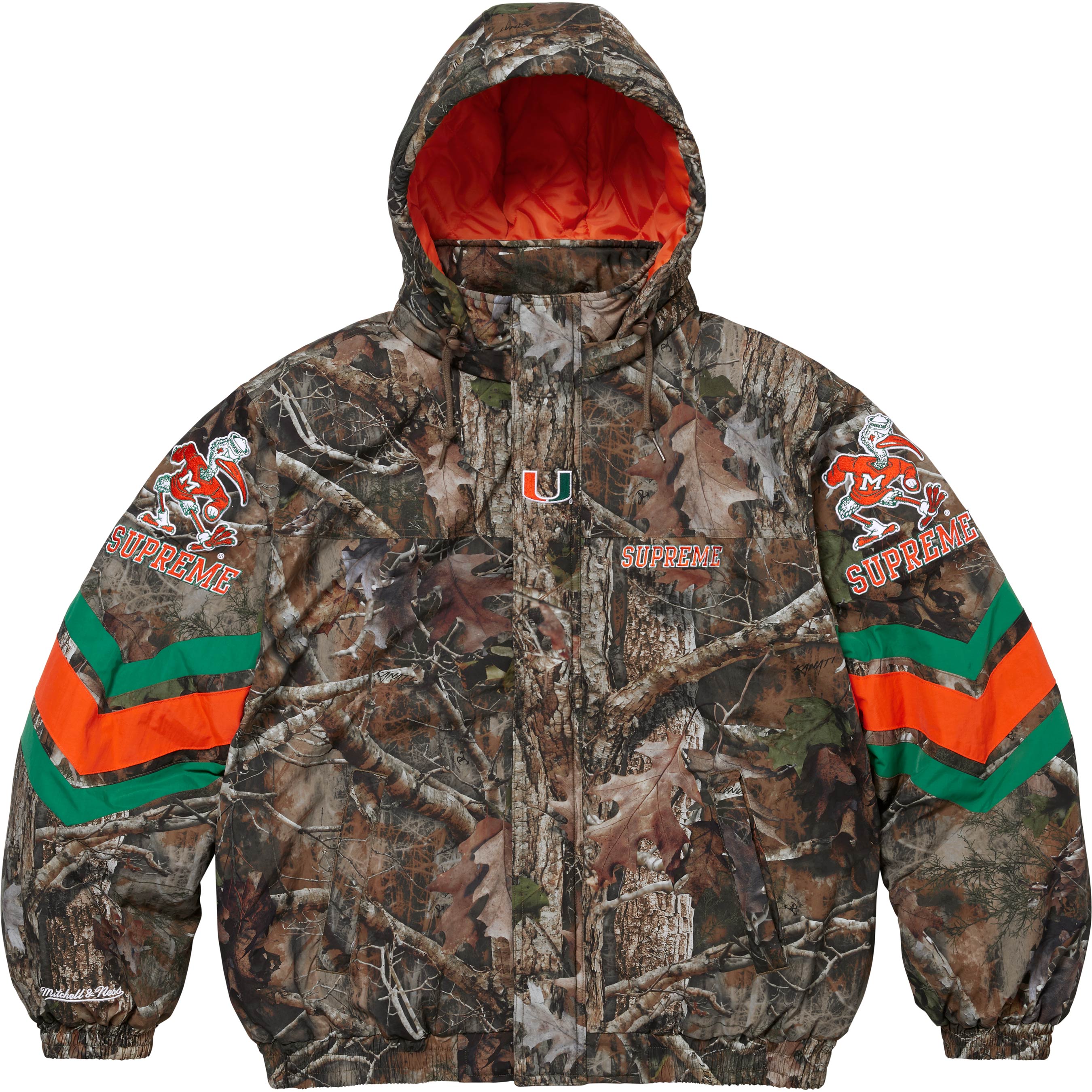 Supreme®/Mitchell & Ness NCAA Hooded Stadium Jacket