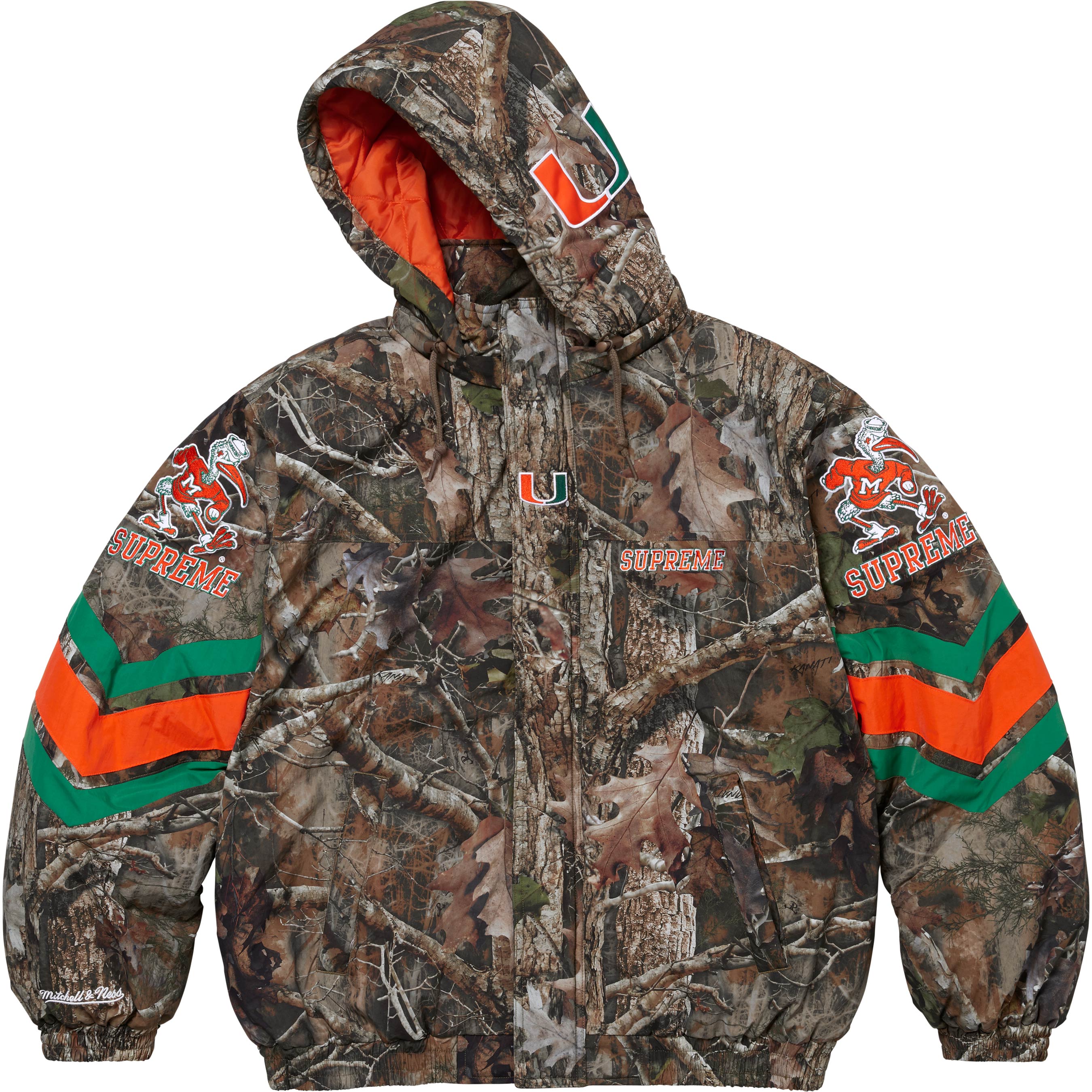 Supreme®/Mitchell & Ness NCAA Hooded Stadium Jacket