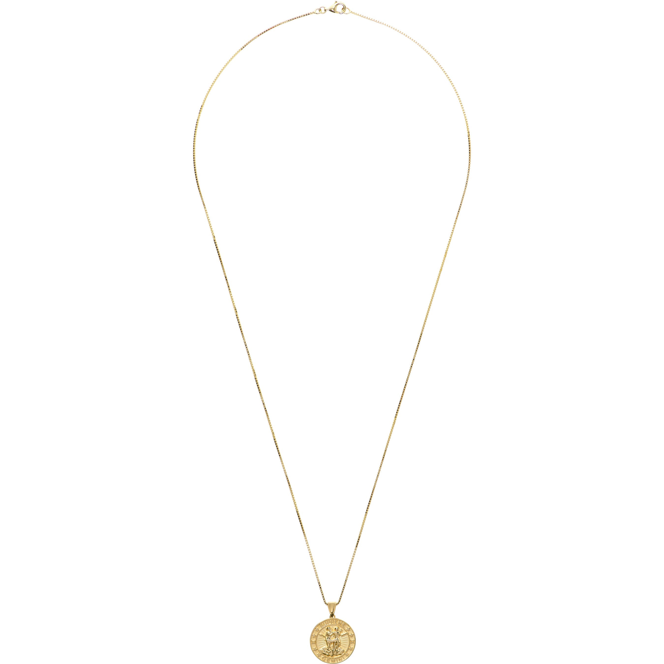 Supreme®/Jacob&Co 14K Gold Zodiac Pendant
