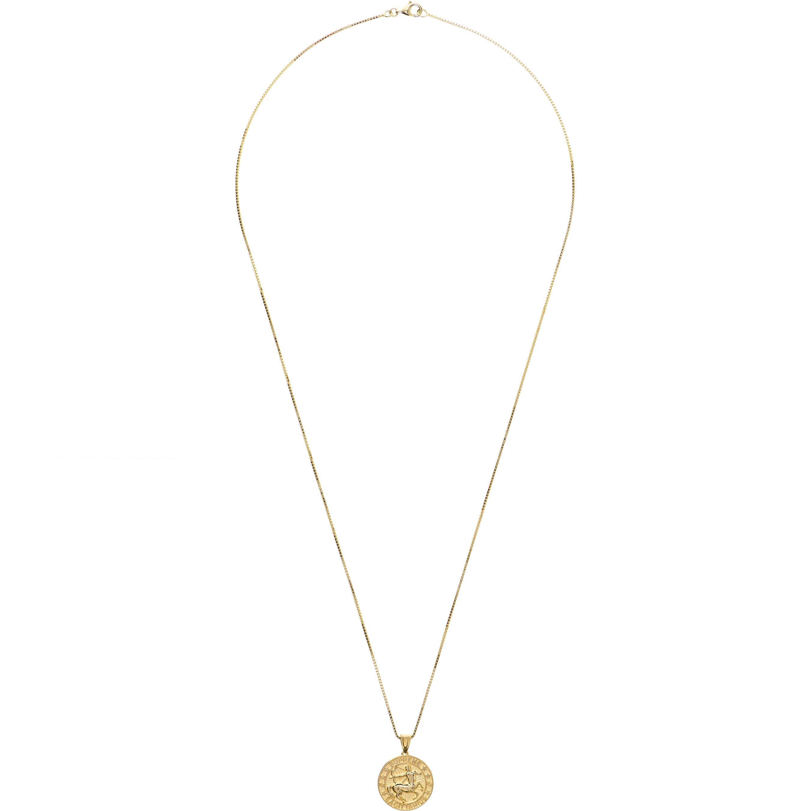 Supreme®/Jacob&Co 14K Gold Zodiac Pendant