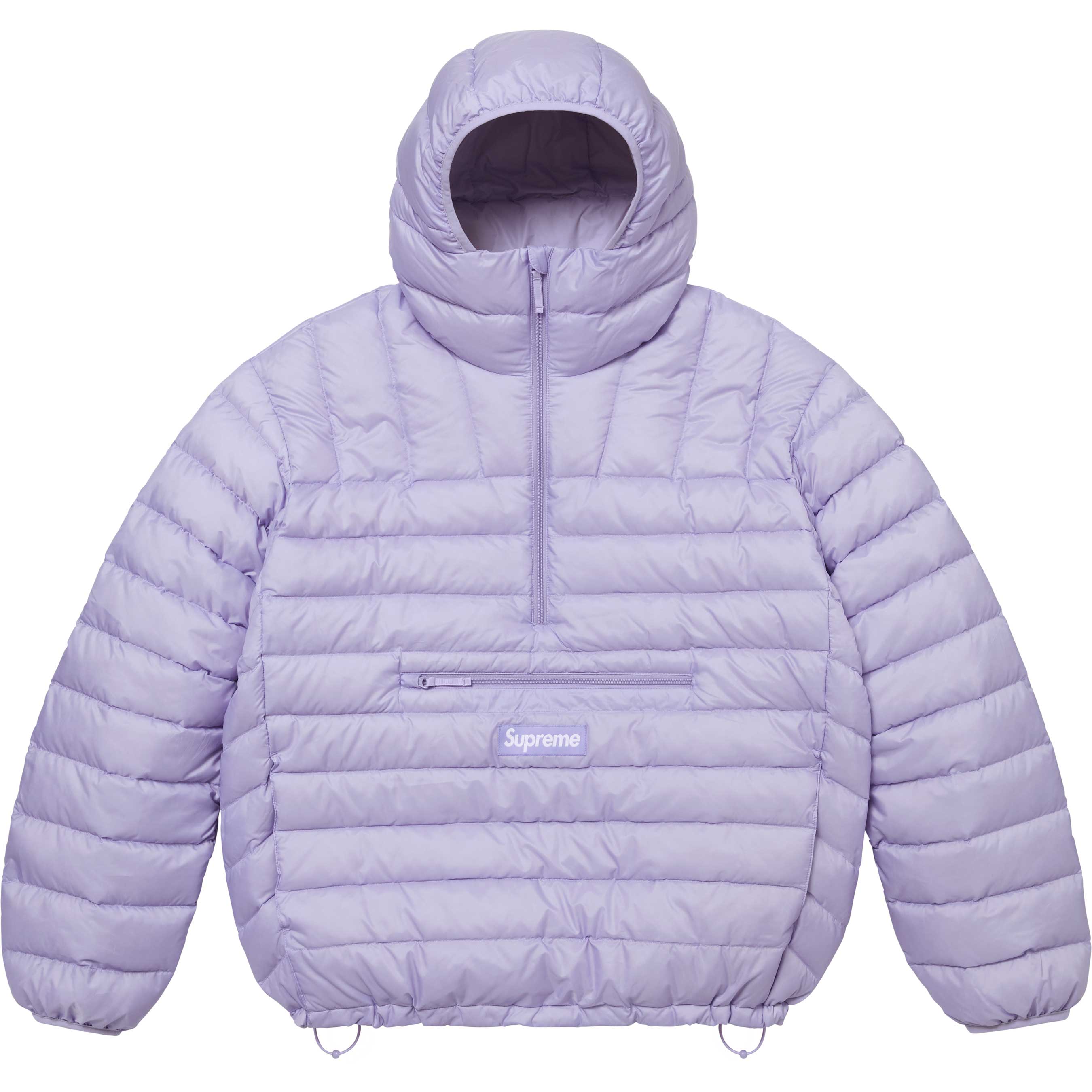 Micro Down Half Zip Hooded Pullover