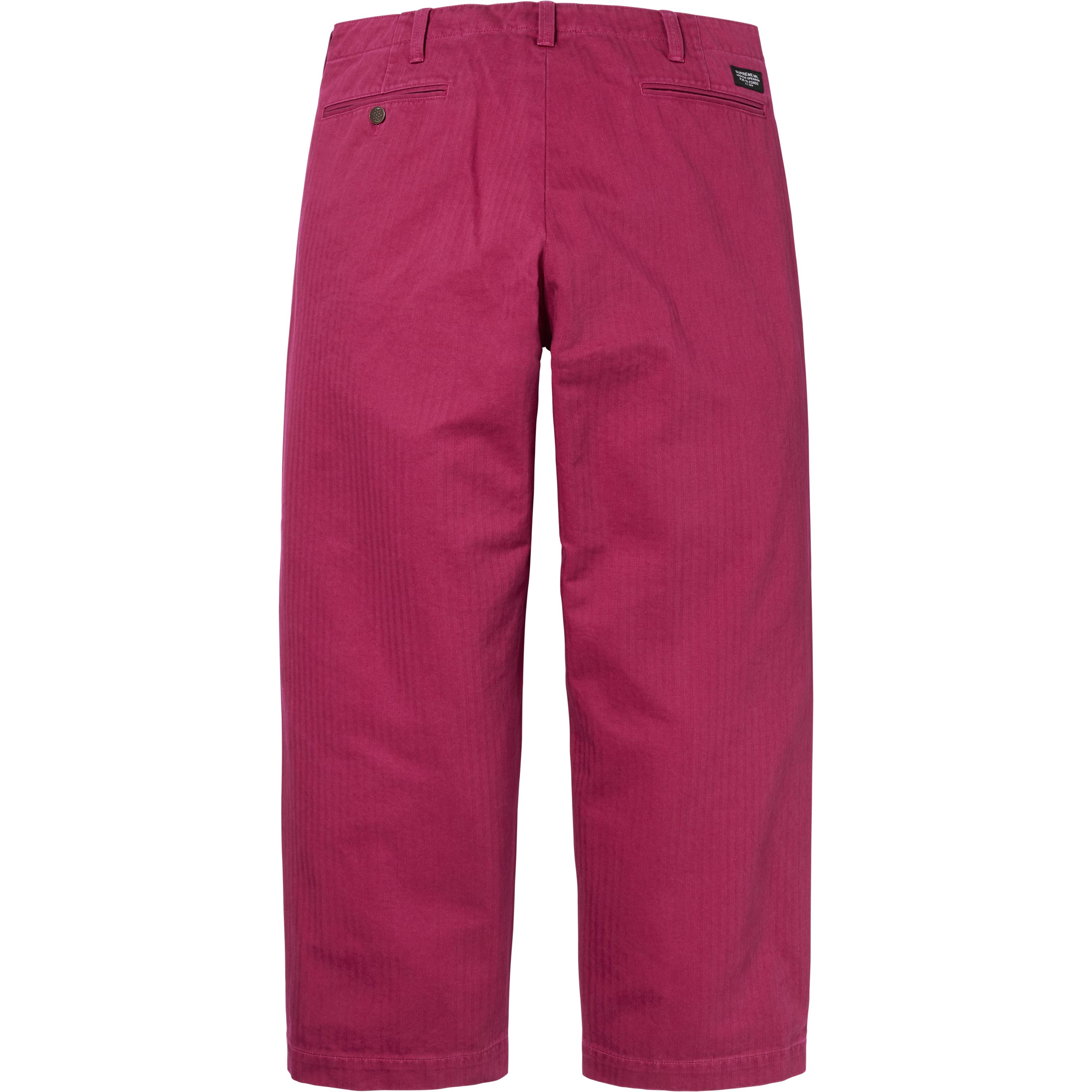 Washed Herringbone Chino Pant