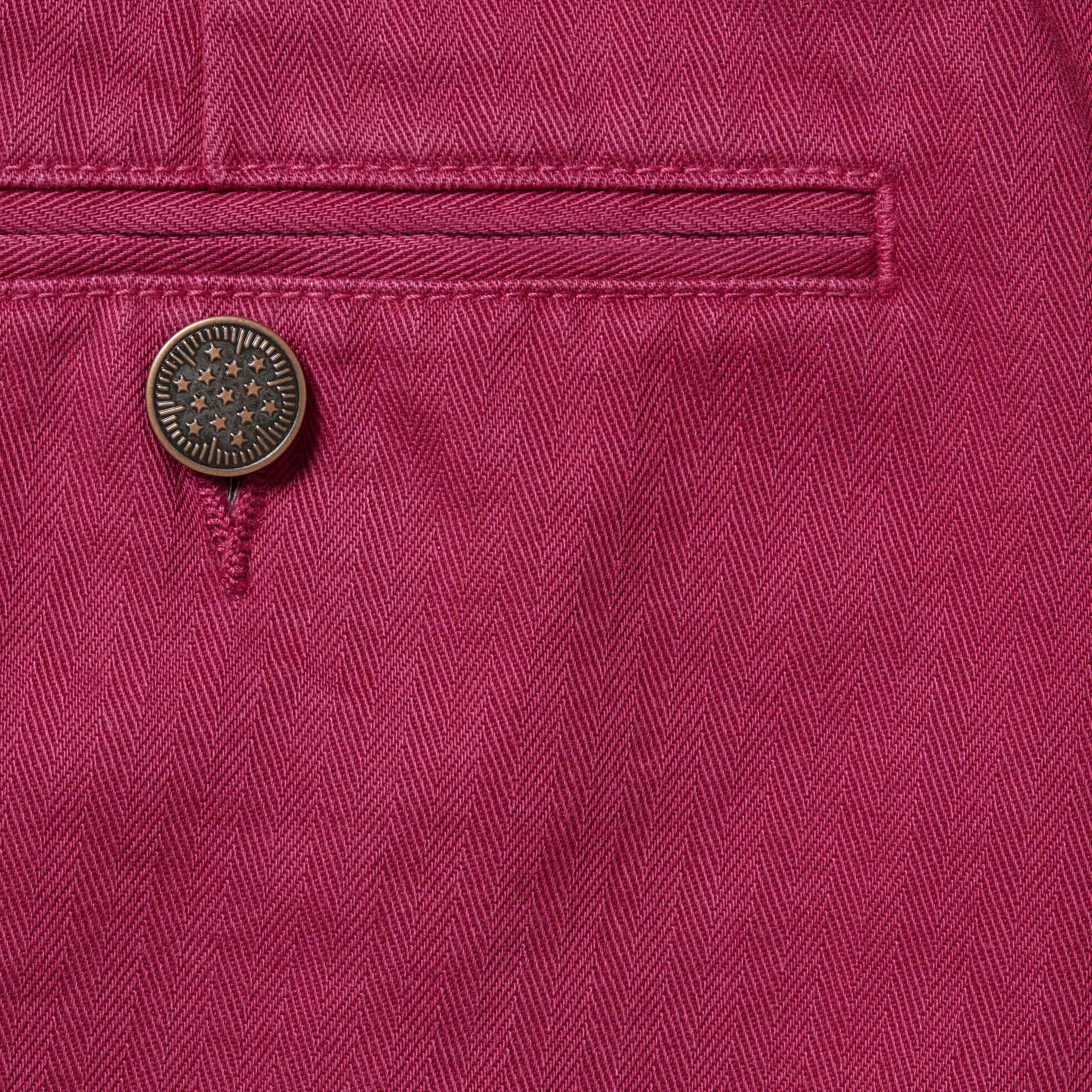 Washed Herringbone Chino Pant