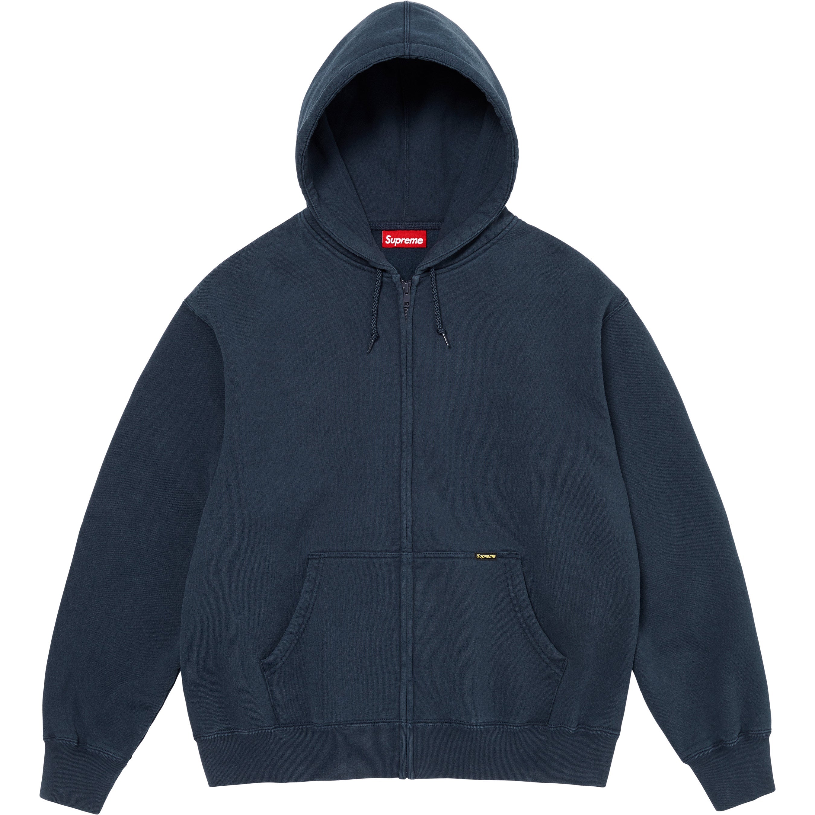 Work Zip Up Hooded Sweatshirt