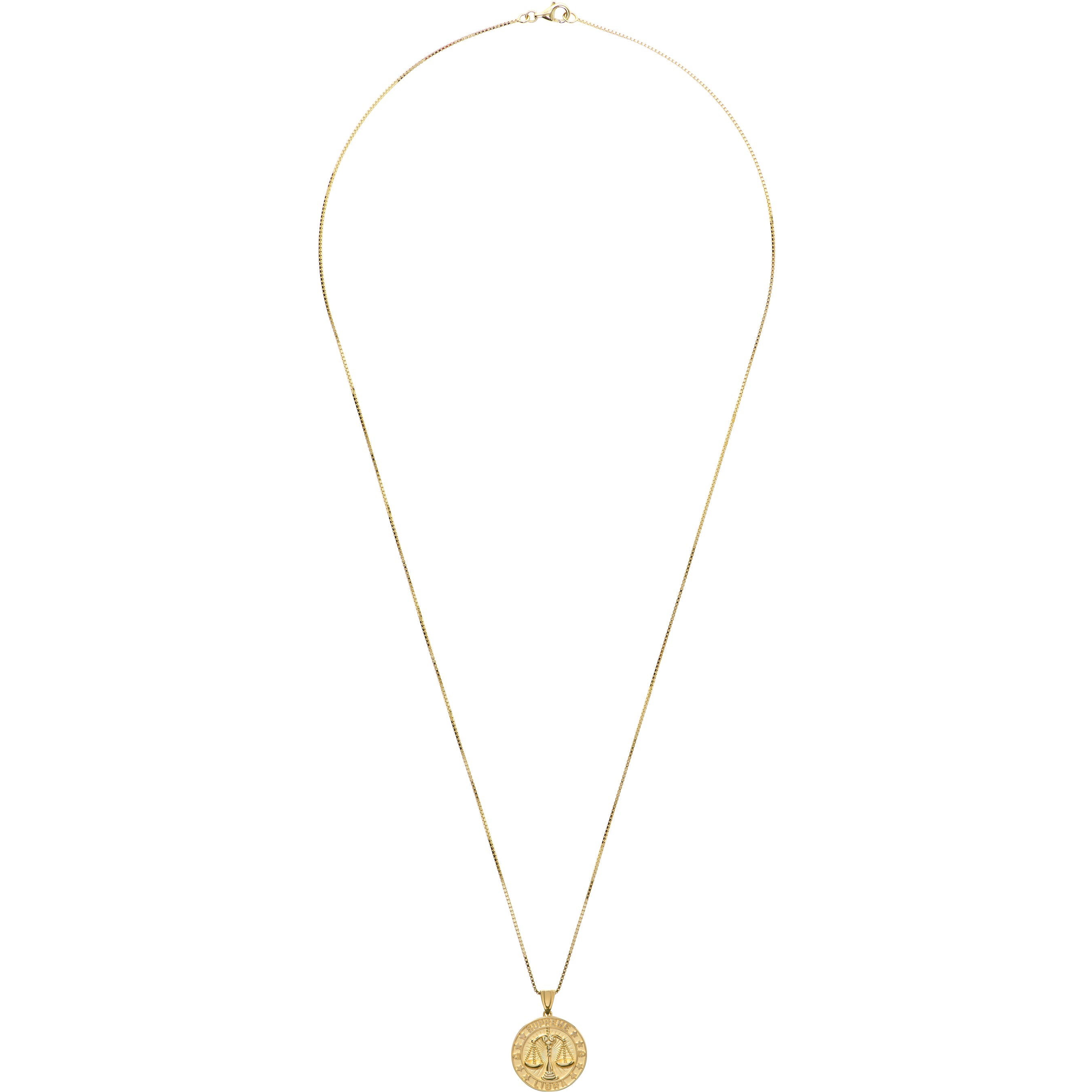 Supreme®/Jacob&Co 14K Gold Zodiac Pendant