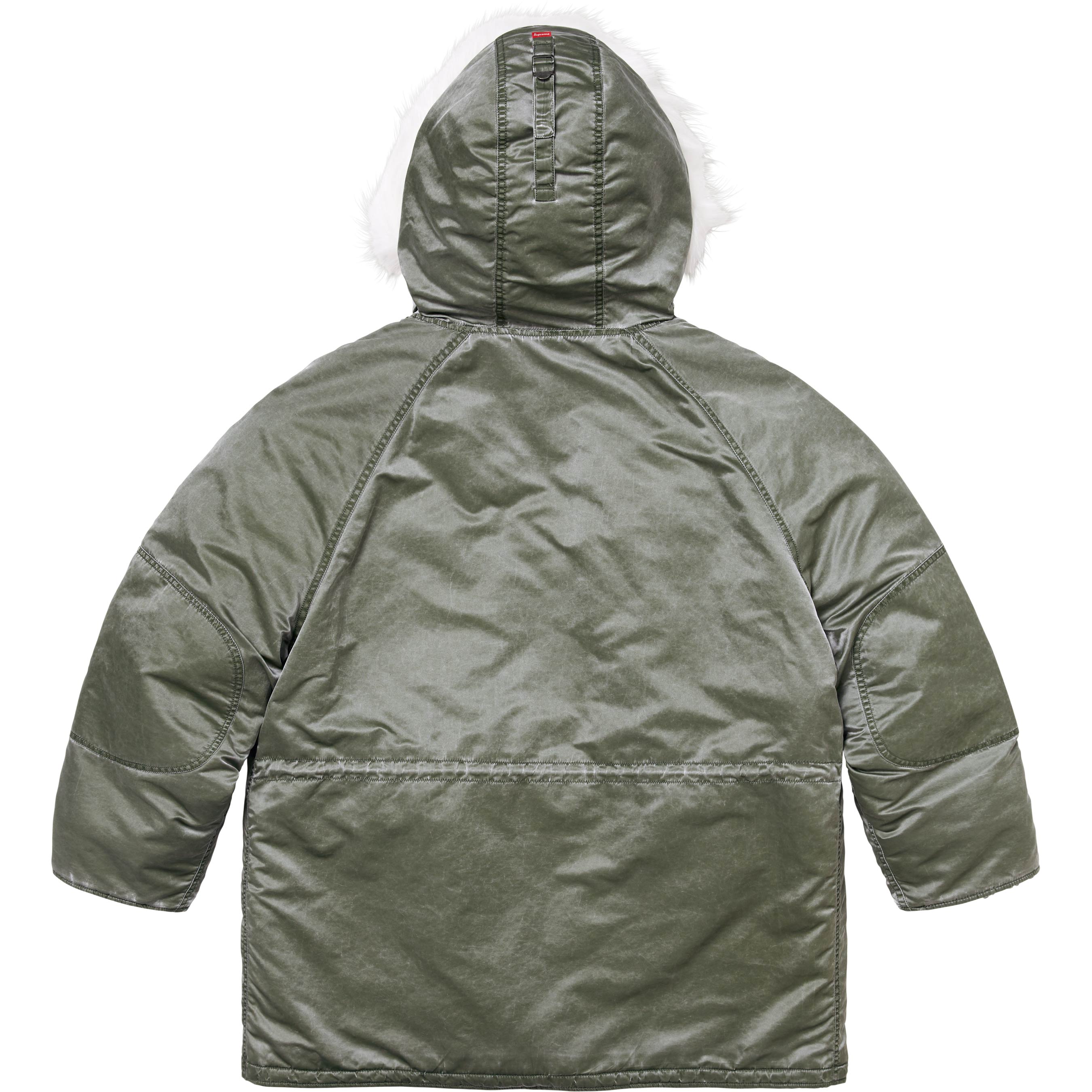 Washed Flight Satin N-3B Parka