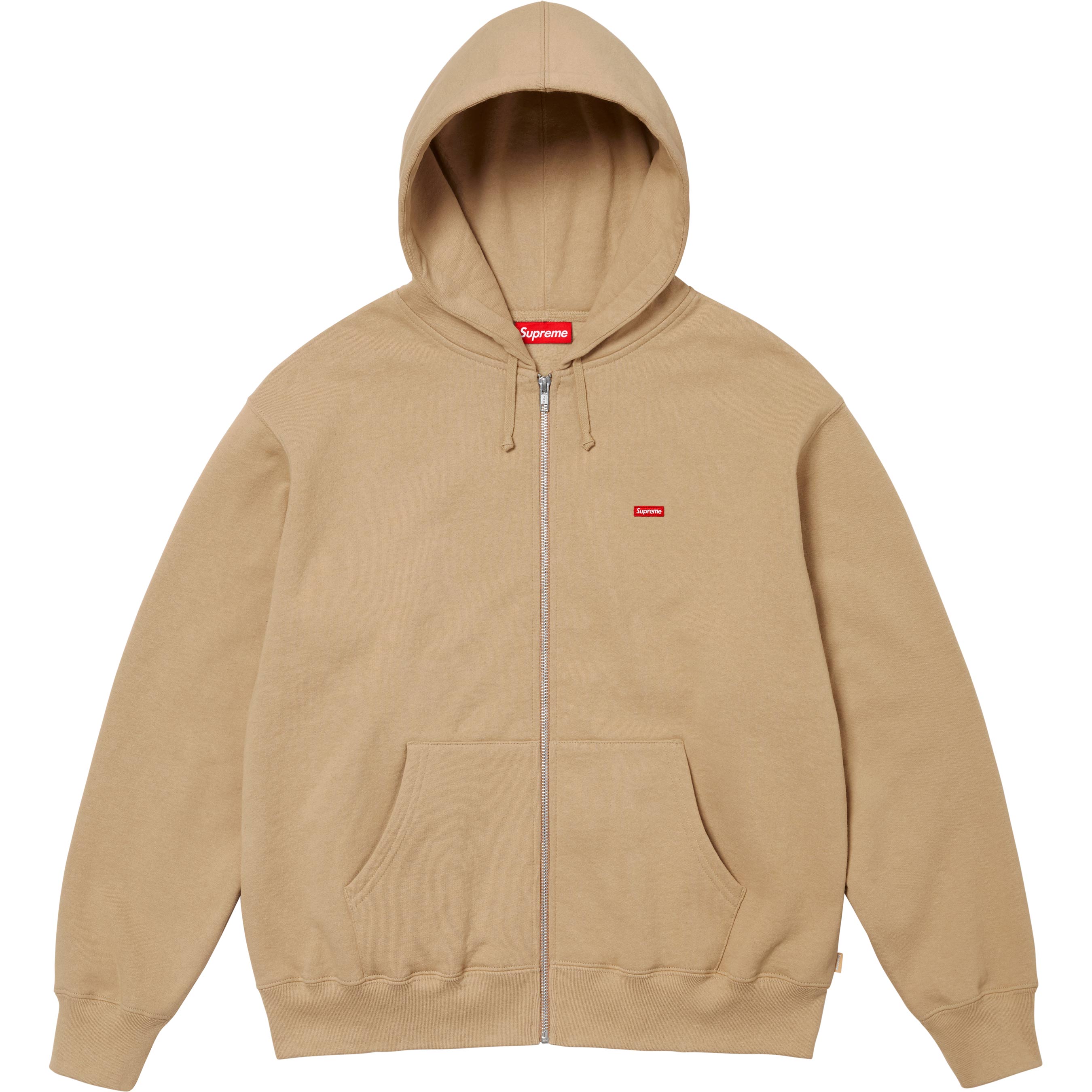 Small Box Zip Up Hooded Sweatshirt