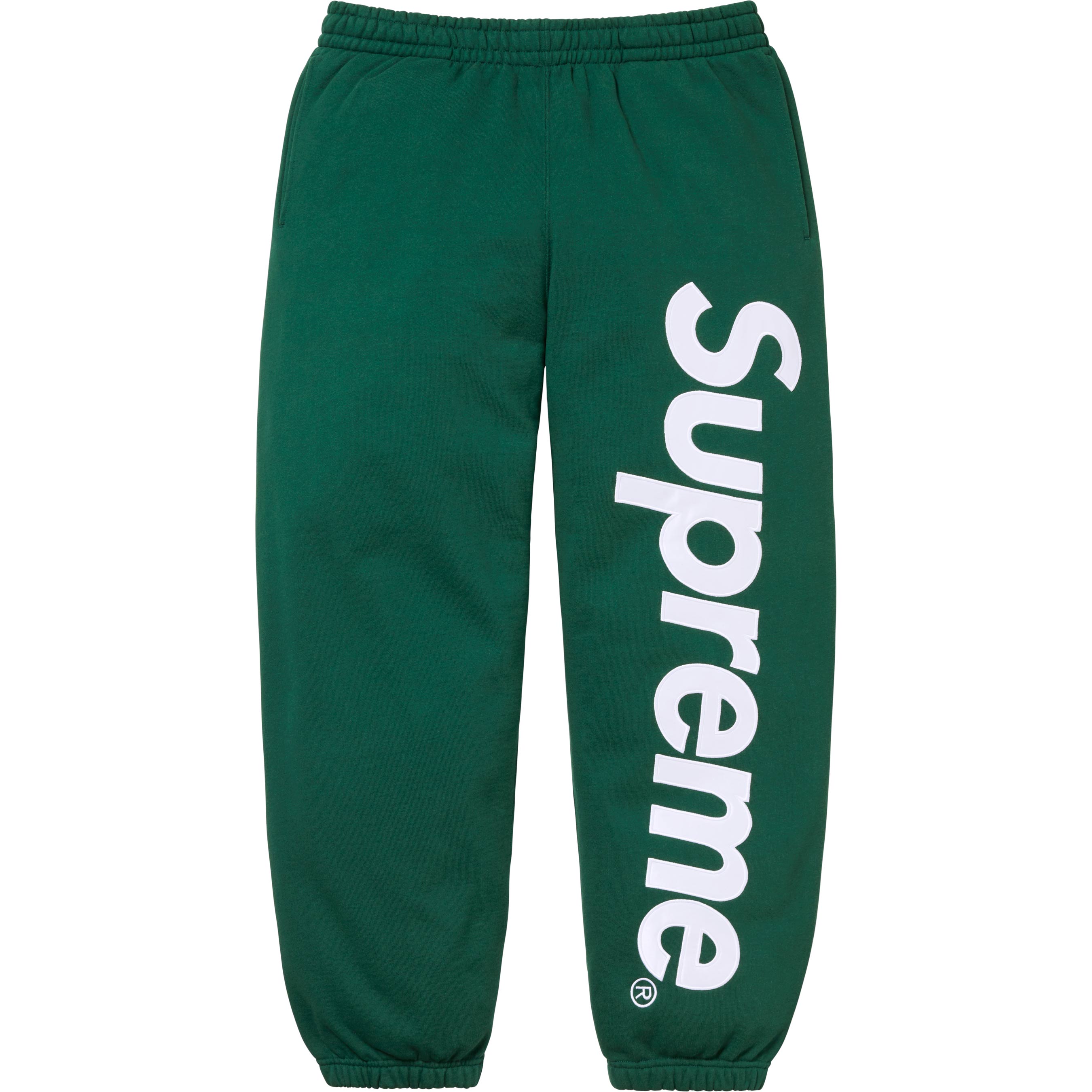 Satin Appliqué Sweatpant
