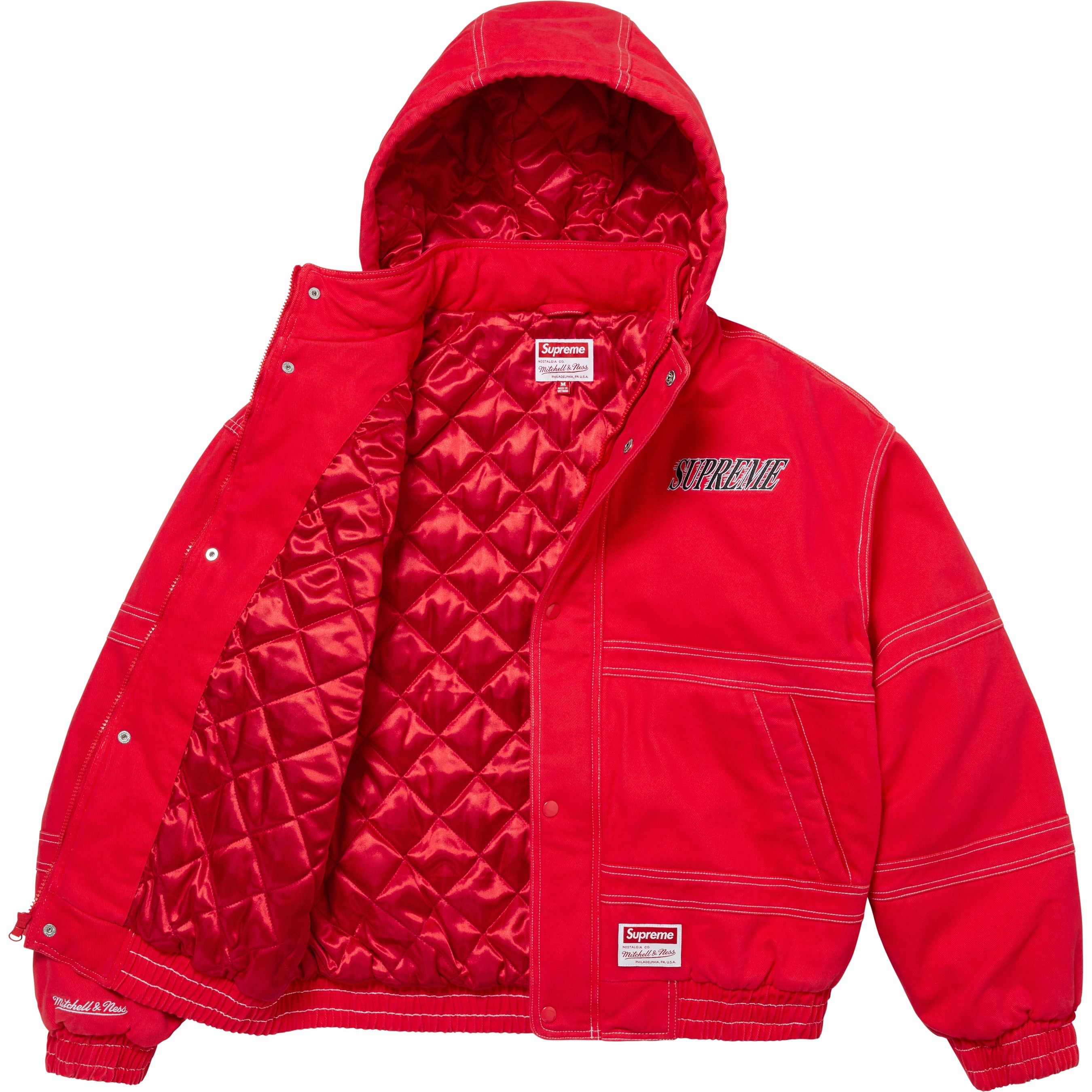 Supreme®/Mitchell & Ness® Twill Stadium Jacket