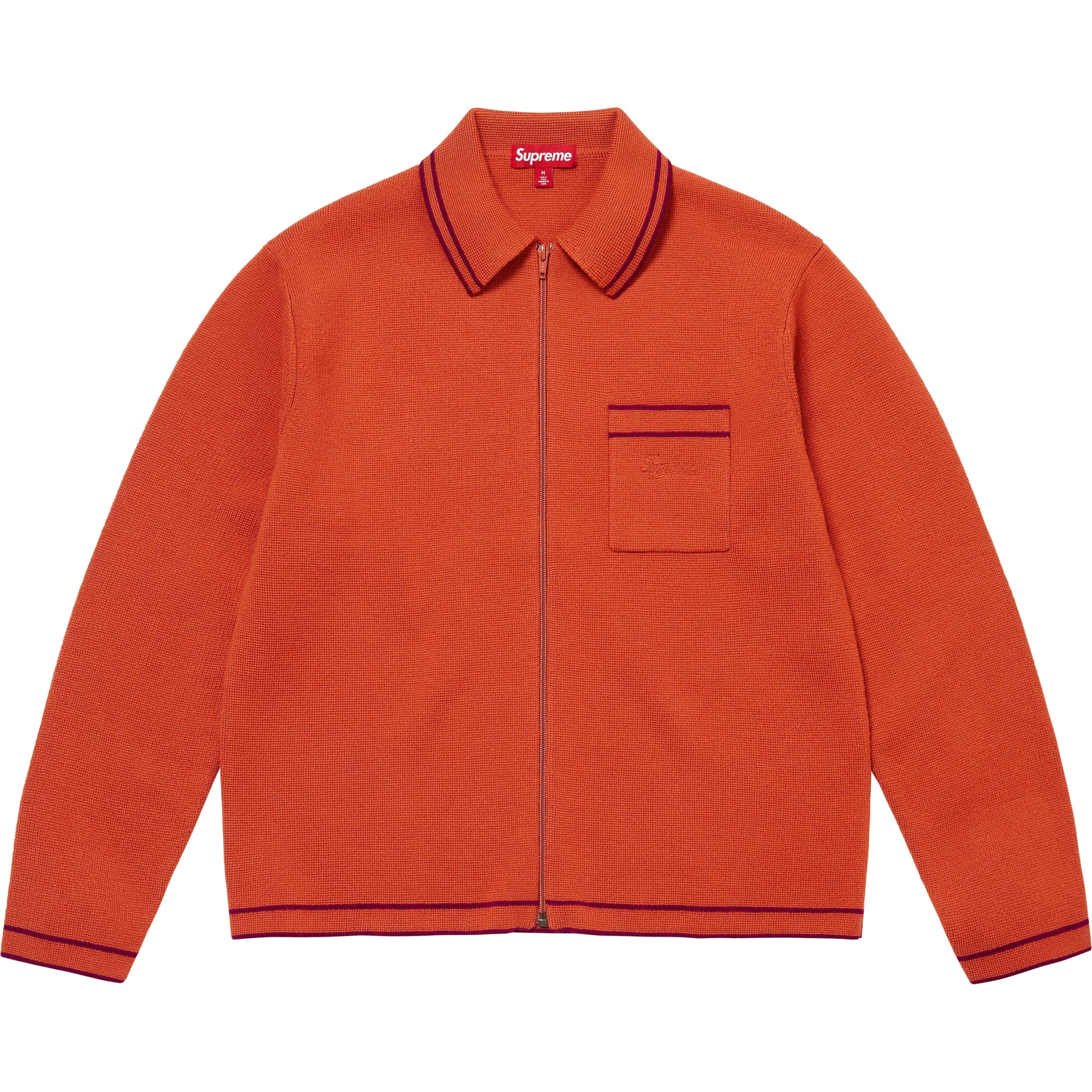 Zip Up Polo Sweater