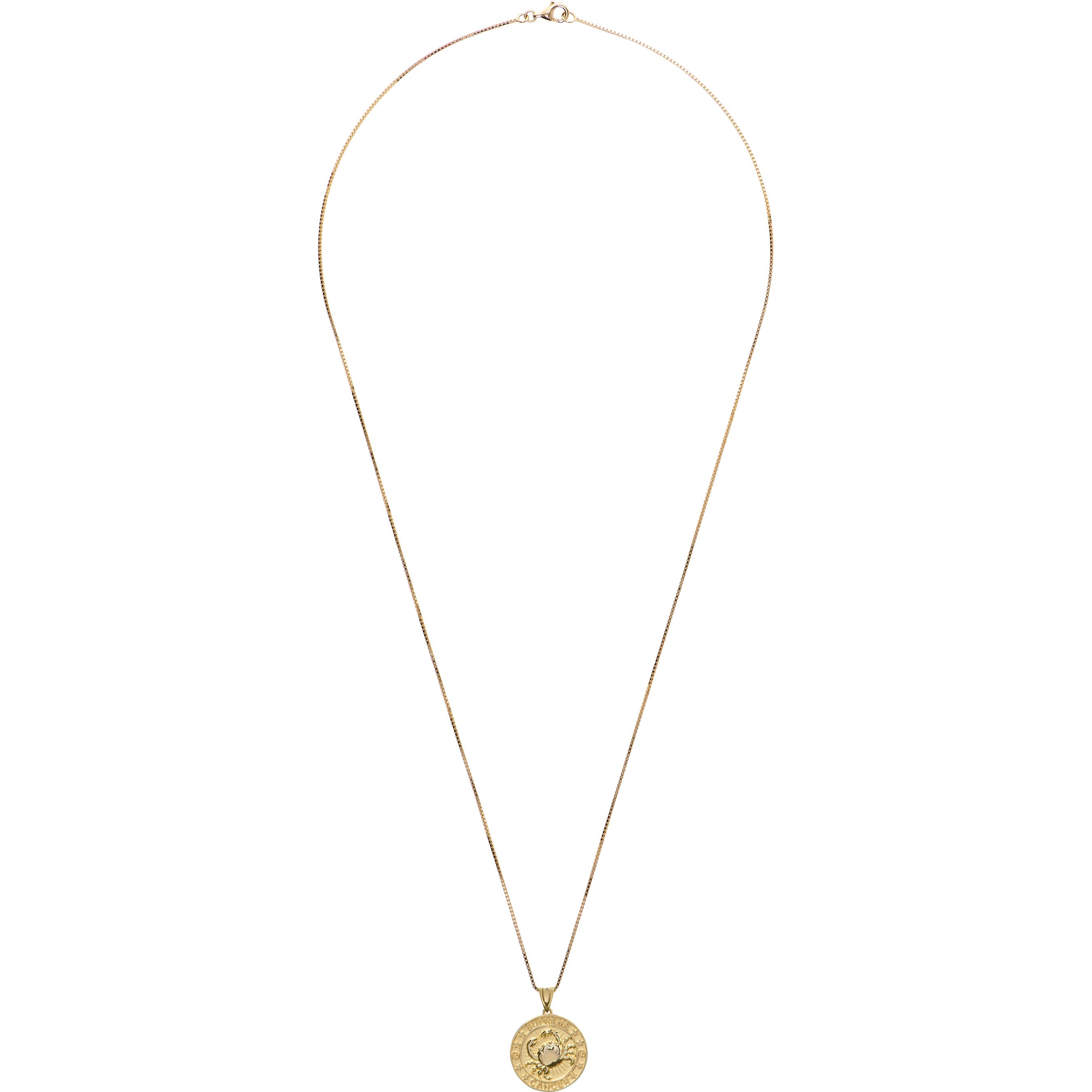 Supreme®/Jacob&Co 14K Gold Zodiac Pendant