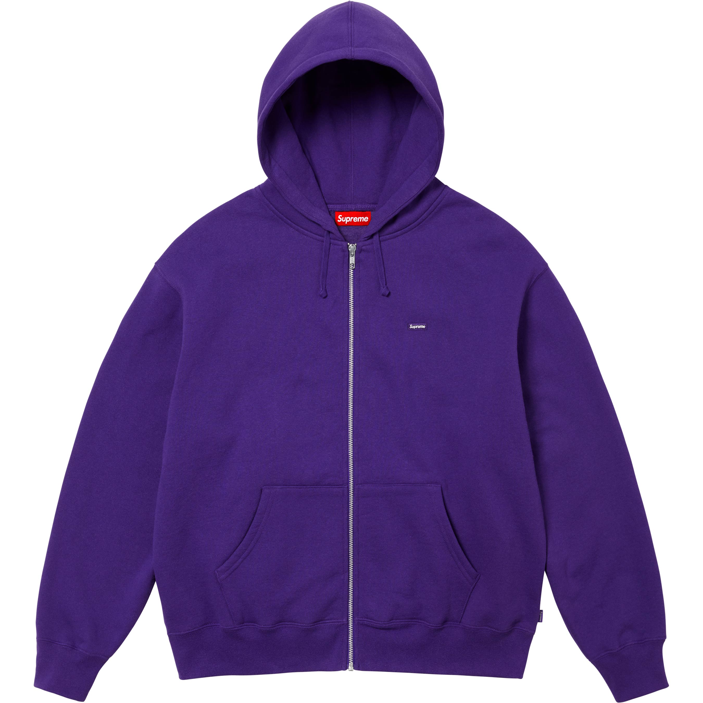 Small Box Zip Up Hooded Sweatshirt