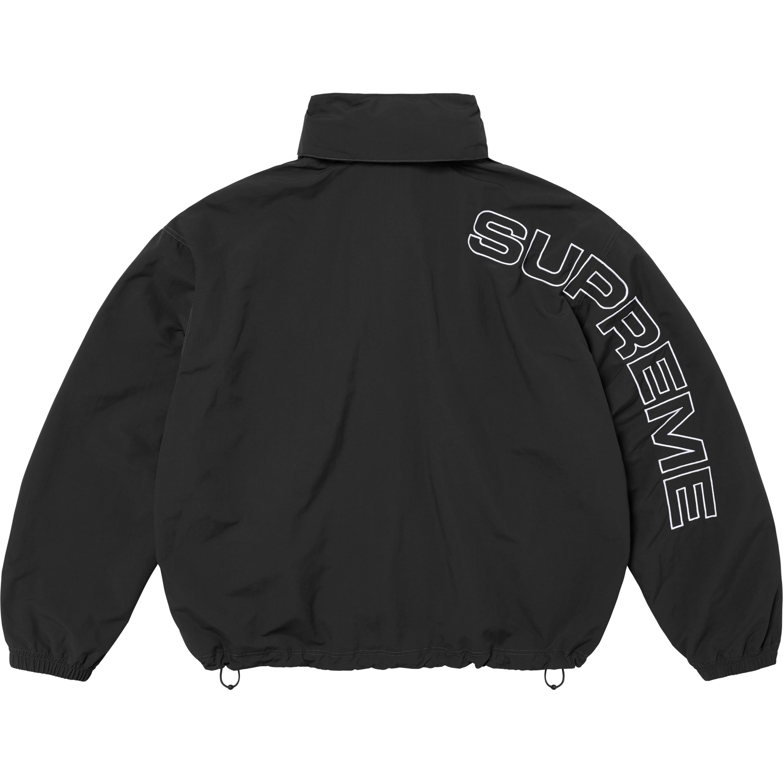 Spellout Embroidered Track Jacket
