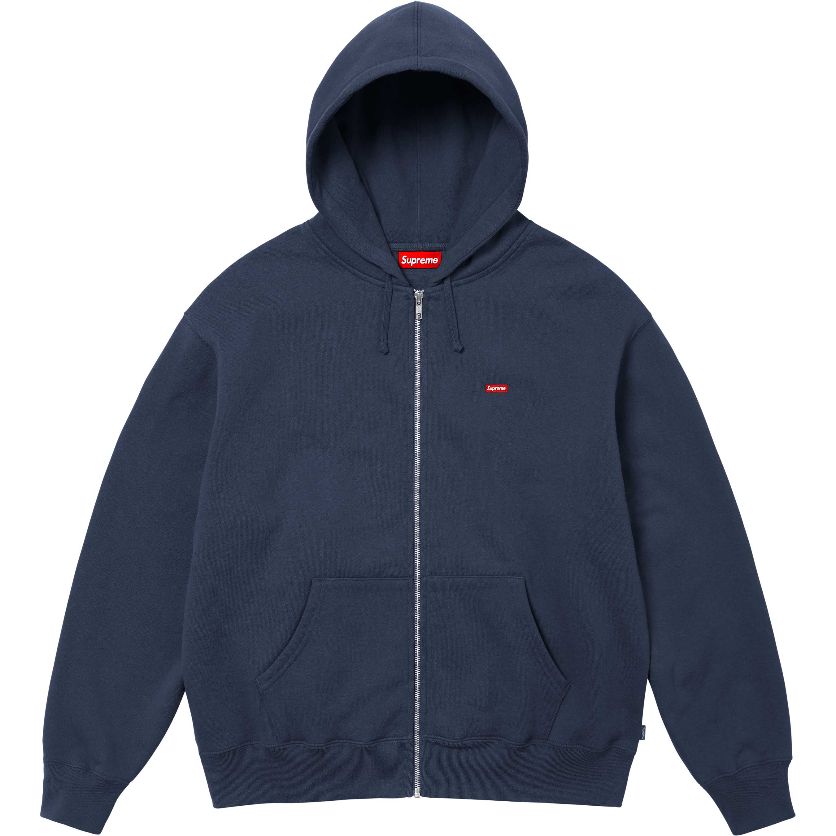 Small Box Zip Up Hooded Sweatshirt