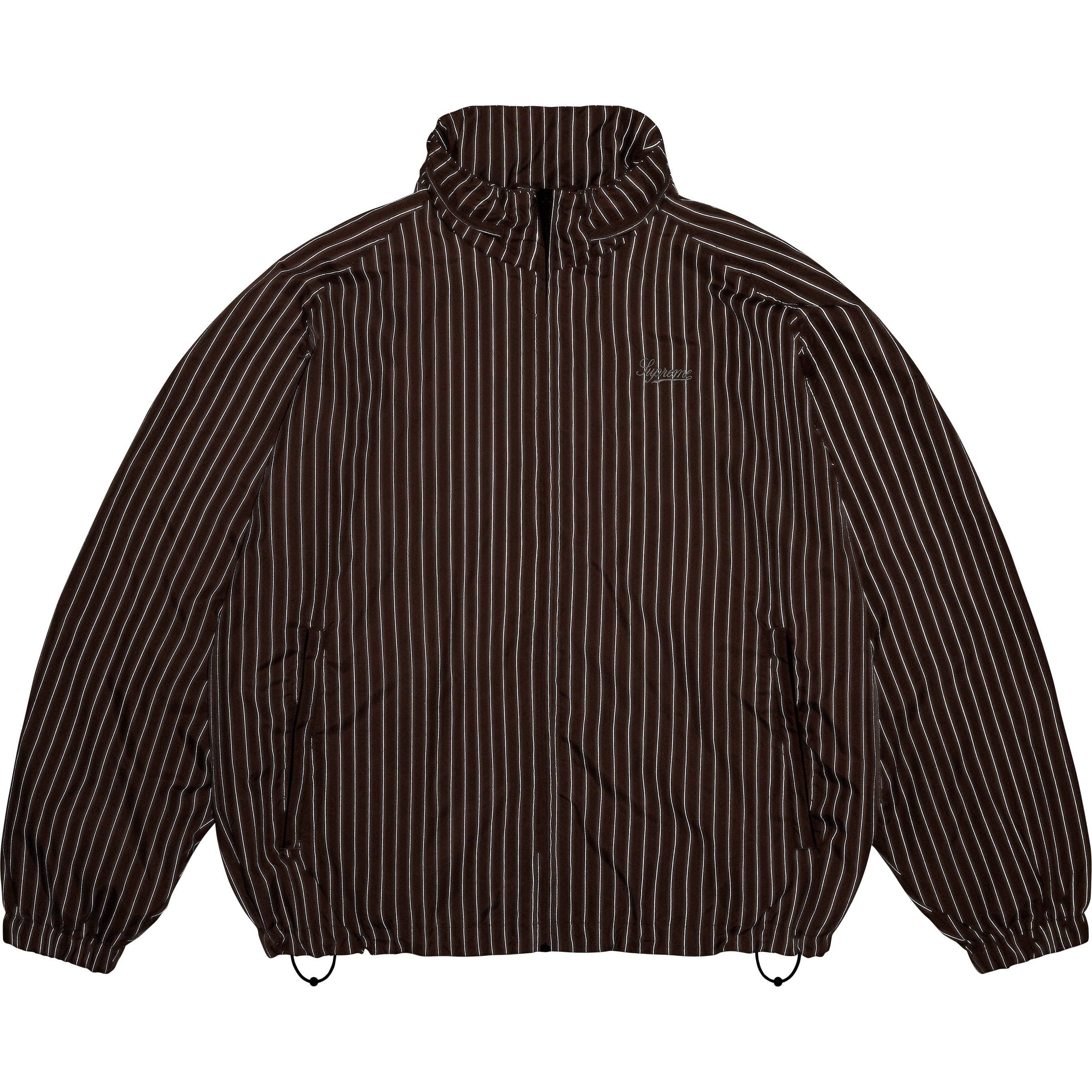 Reflective Pinstripe Track Jacket
