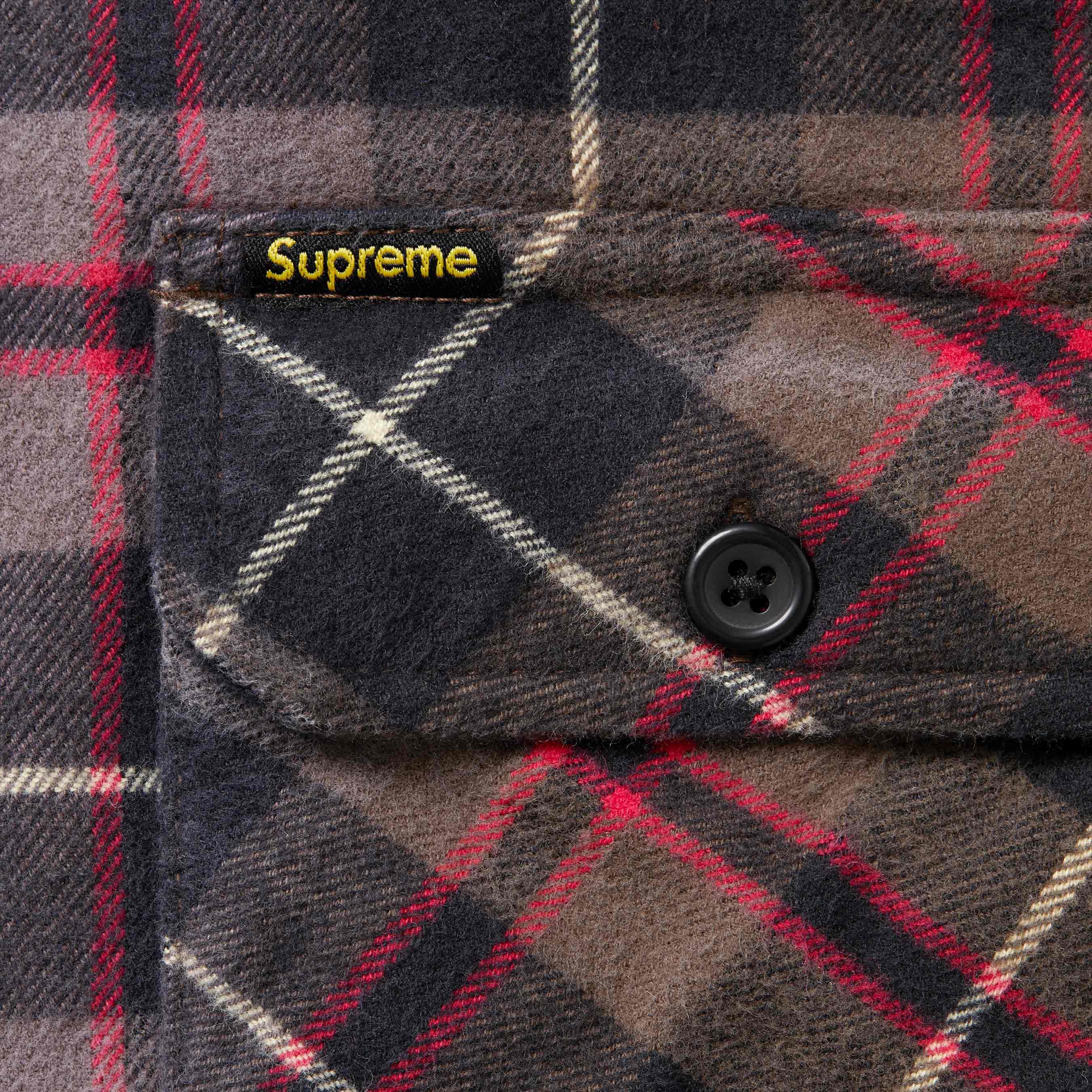 Quilted Plaid Shirt