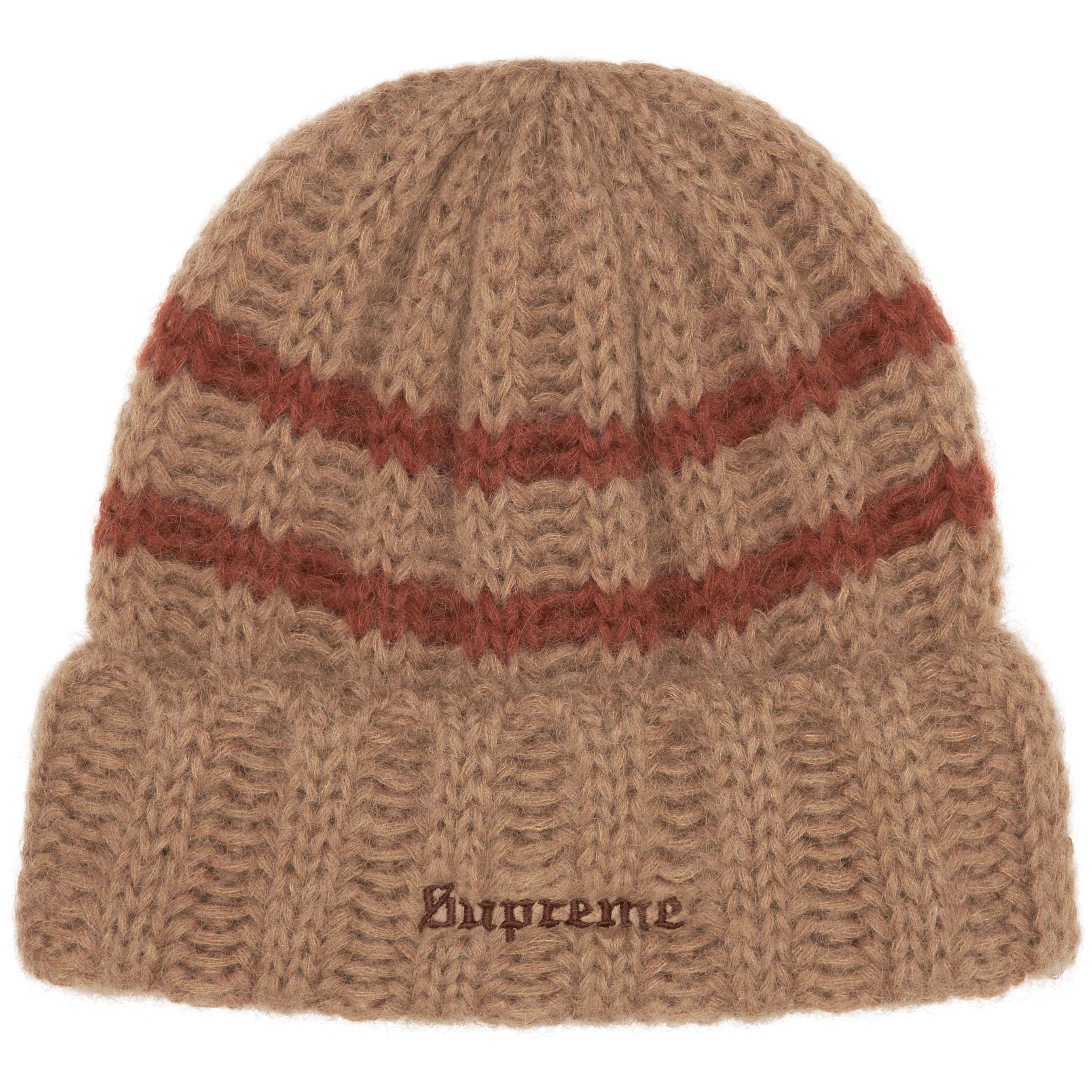 Brushed Stripe Beanie