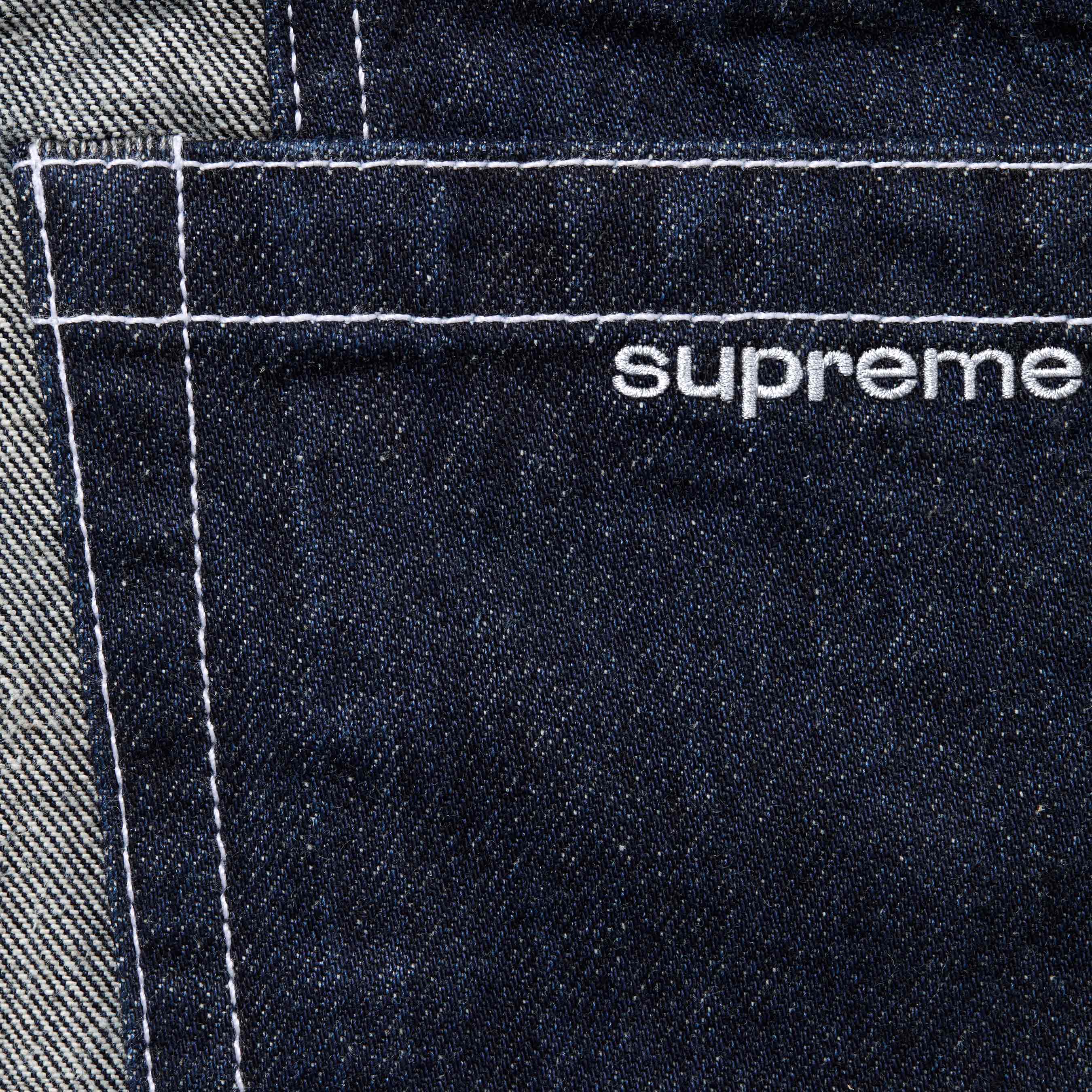 2-Tone Paneled Baggy Jean